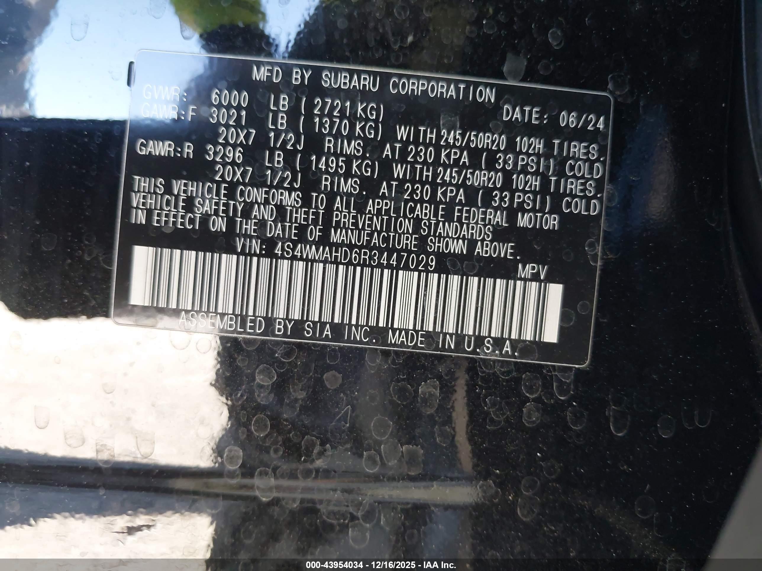 SUBARU ASCENT image 9