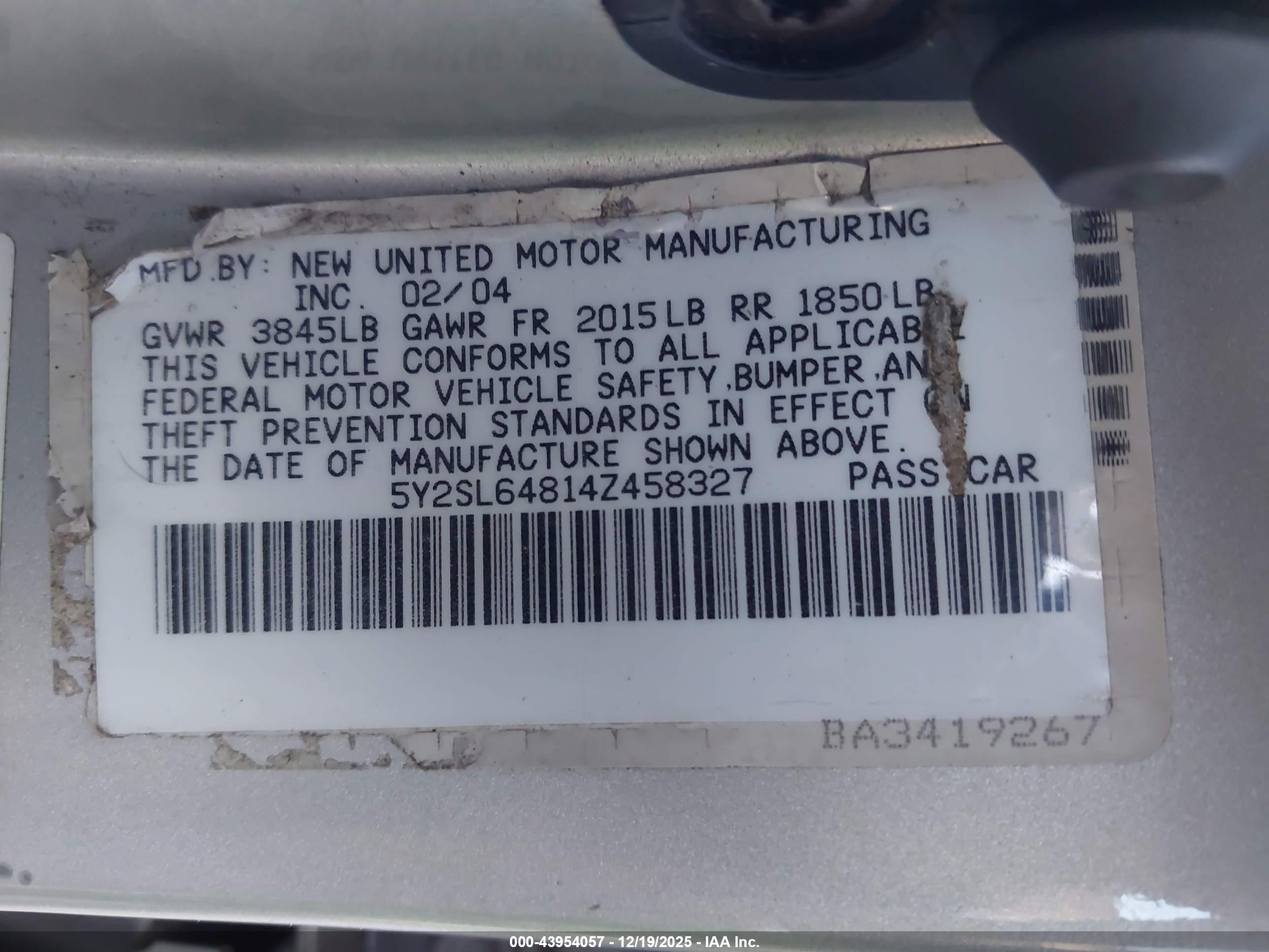 PONTIAC VIBE image 9