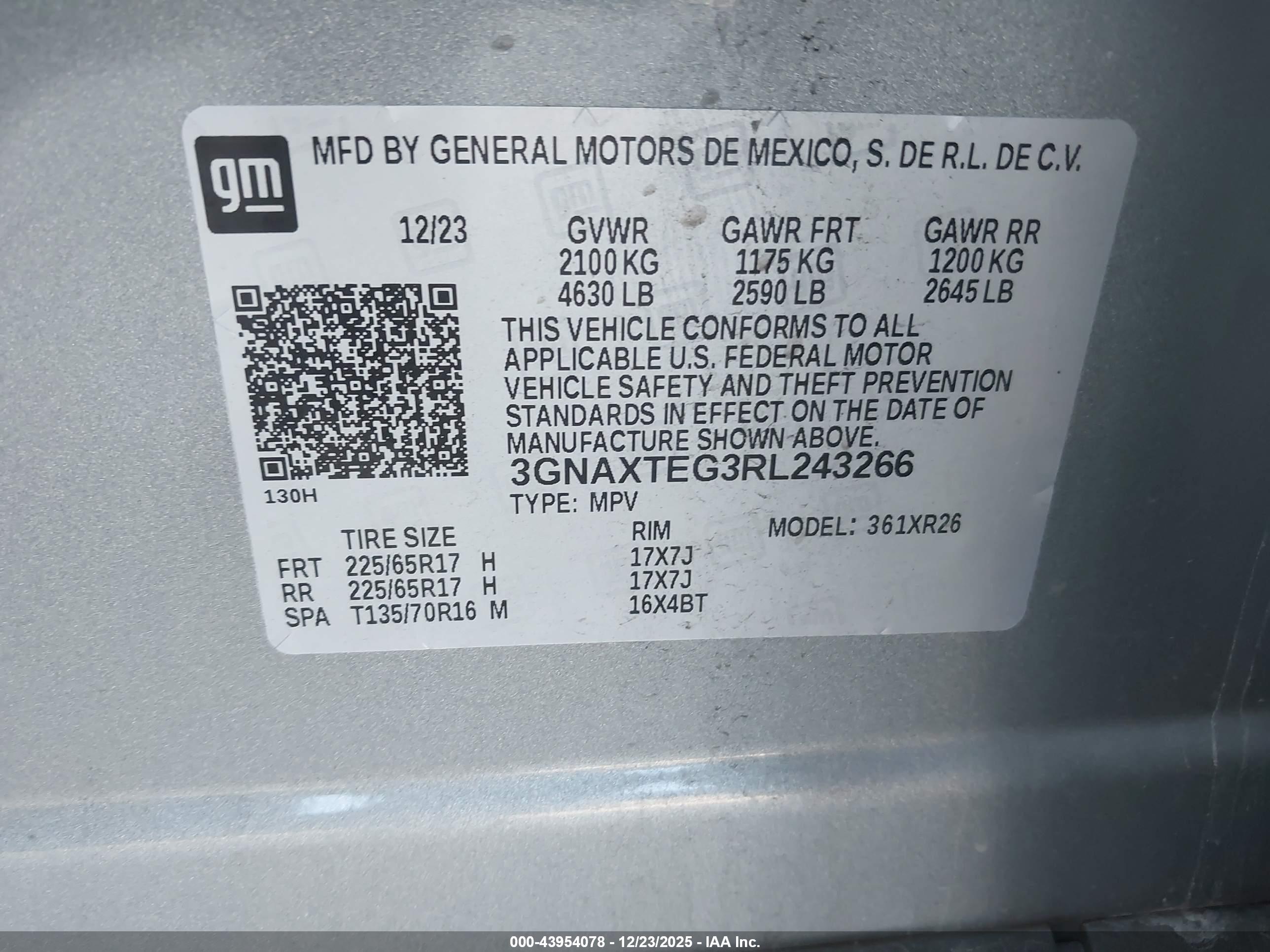 CHEVROLET EQUINOX image 9