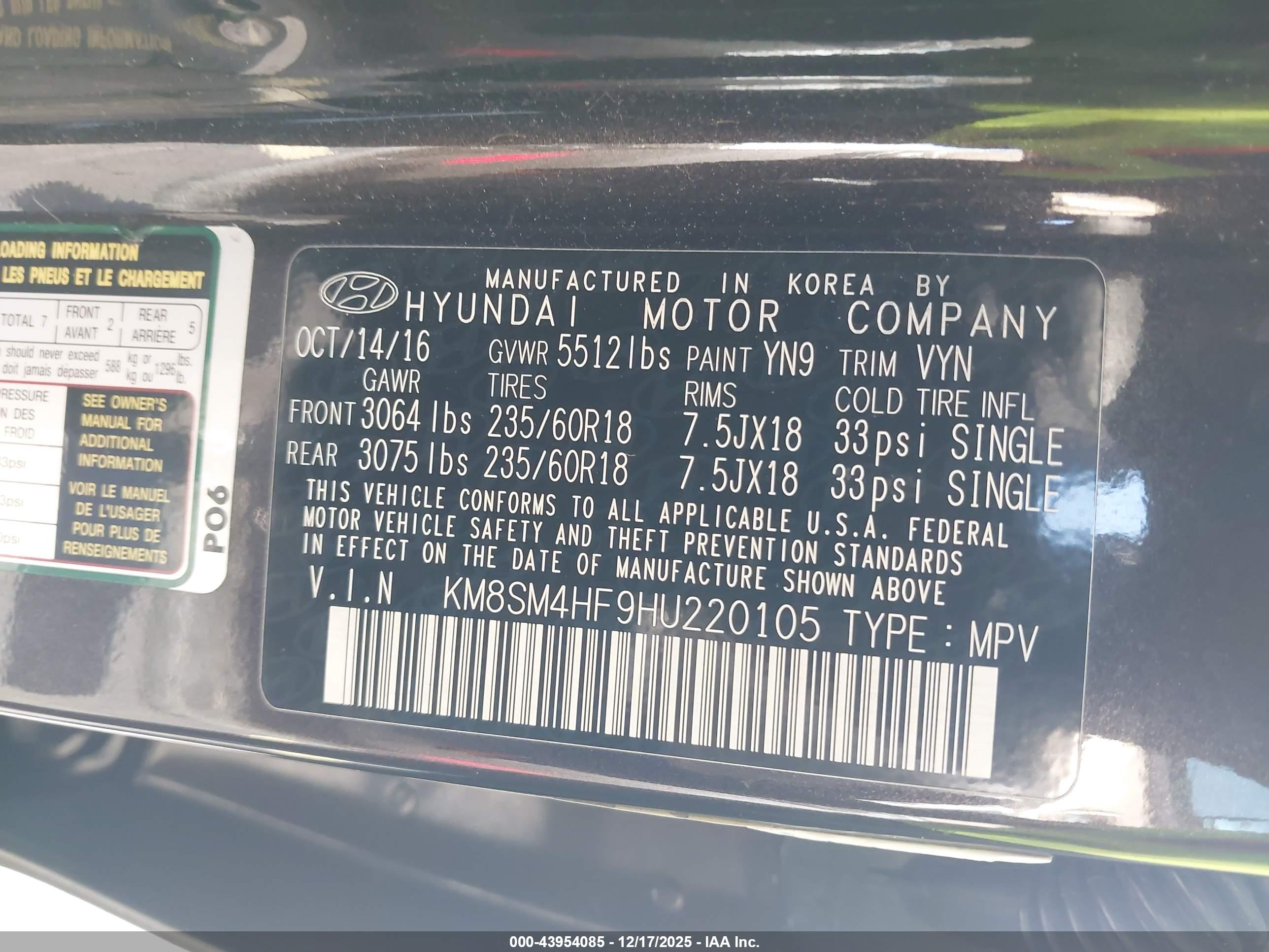 HYUNDAI SANTA image 9