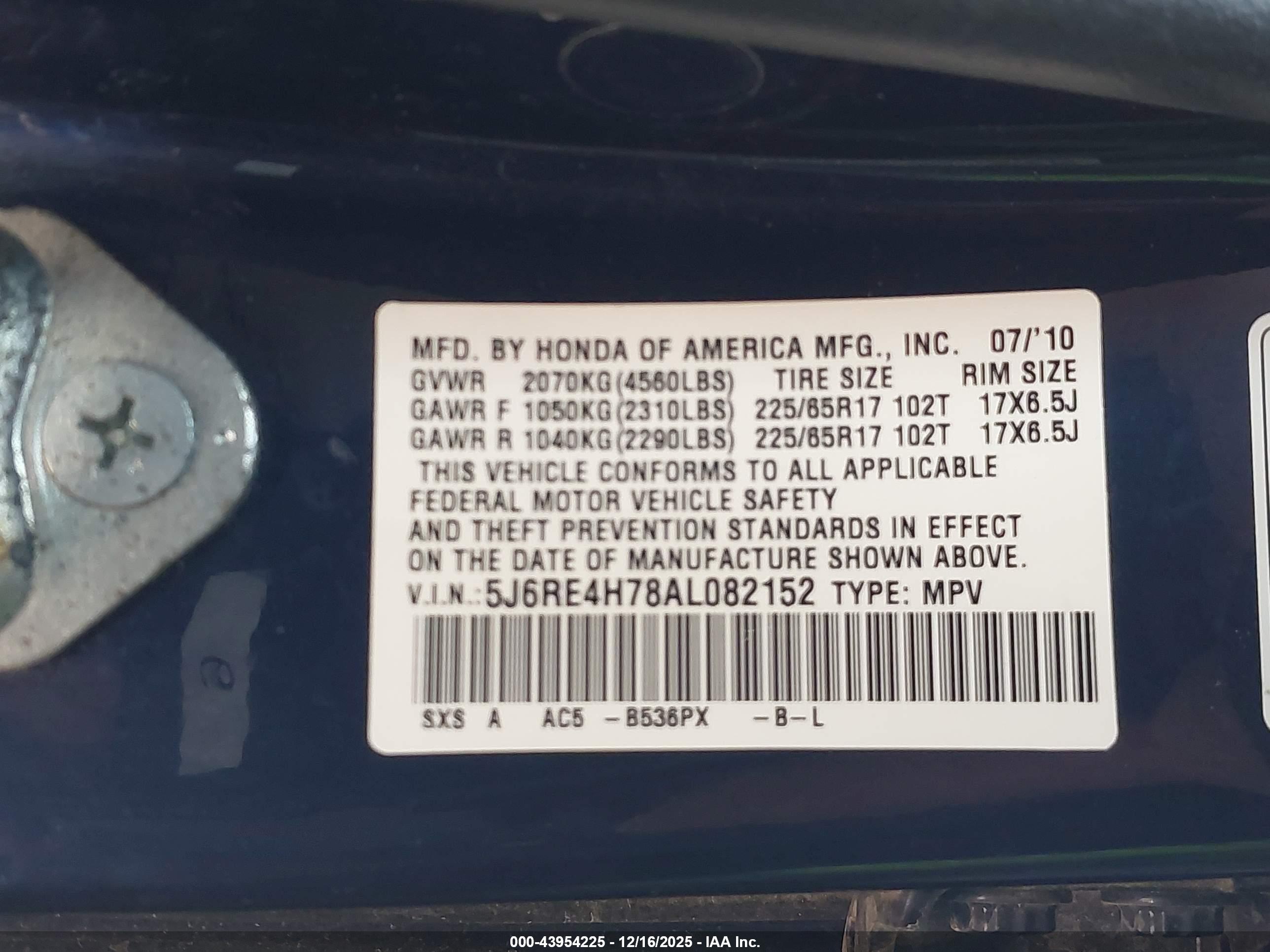 HONDA CR-V image 9