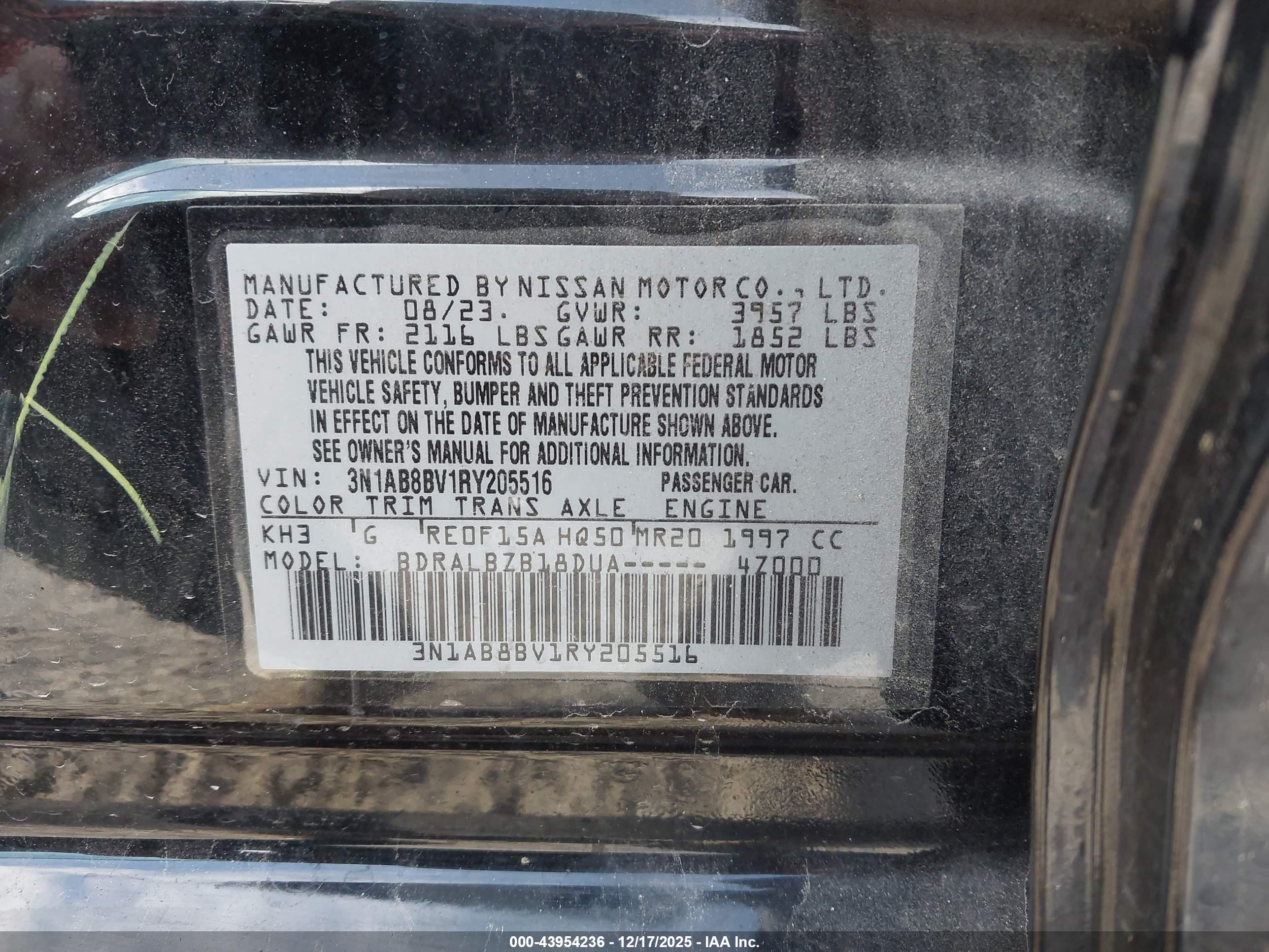 NISSAN SENTRA image 9