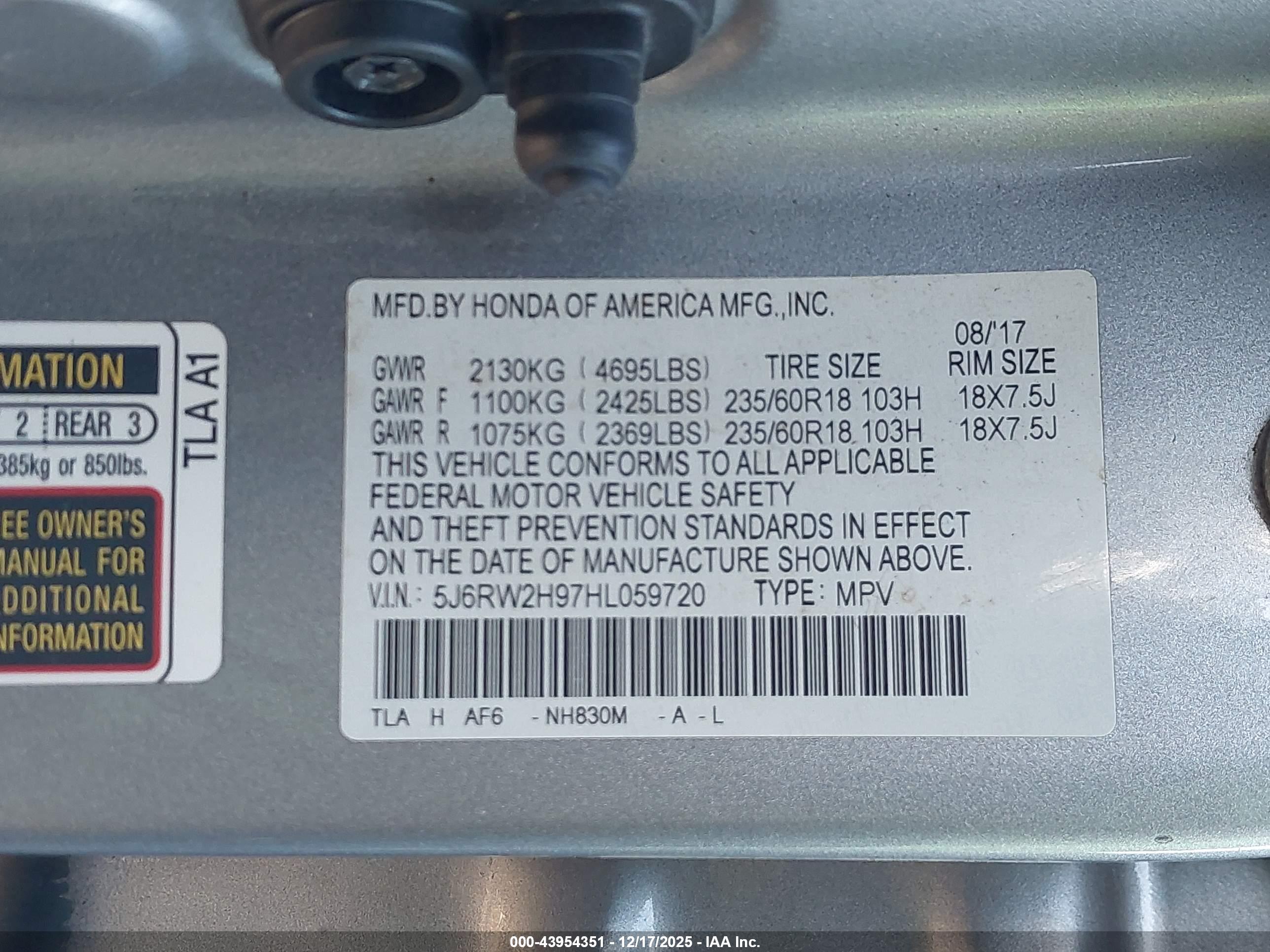 HONDA CR-V image 9