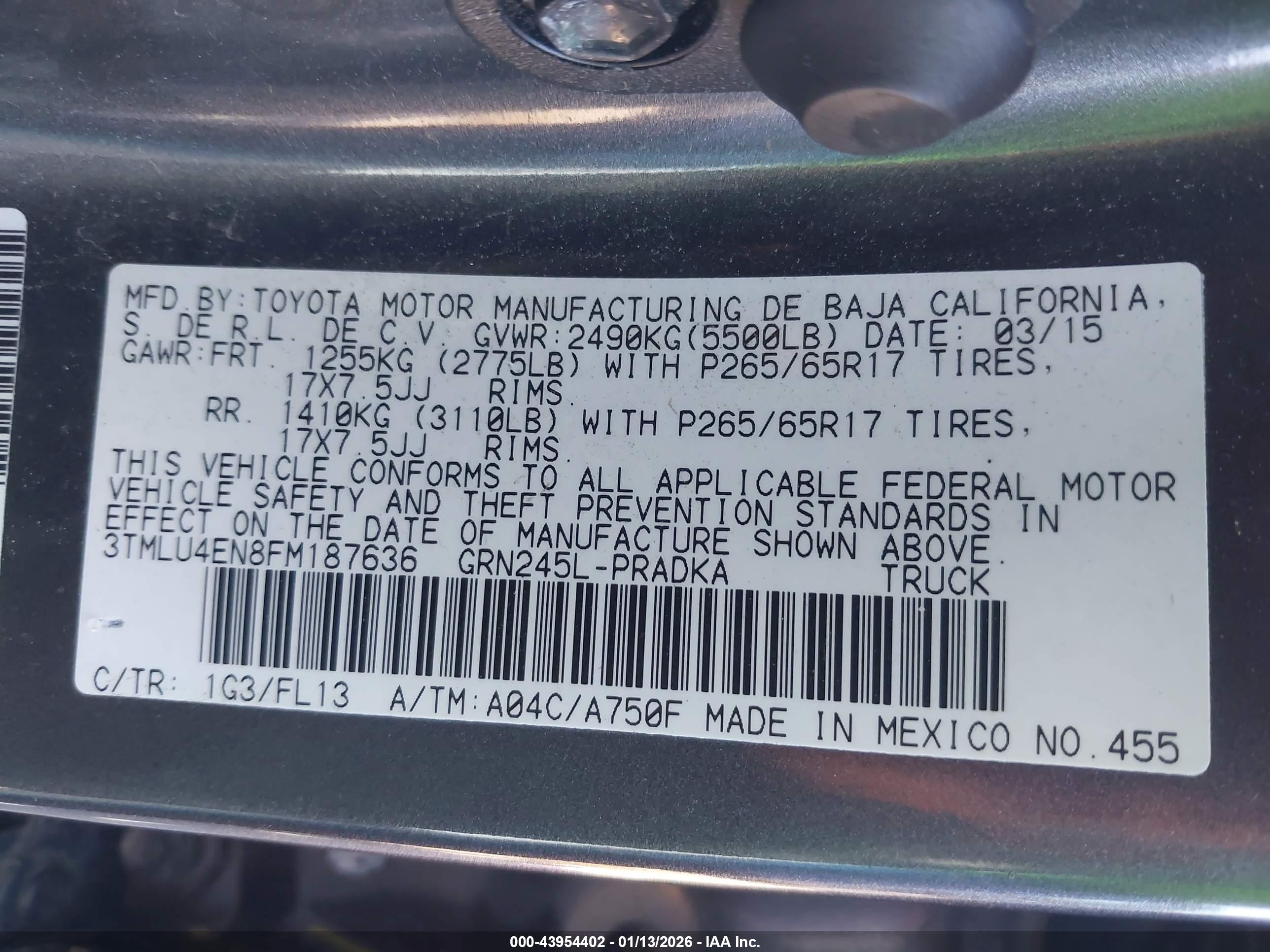 TOYOTA TACOMA image 9