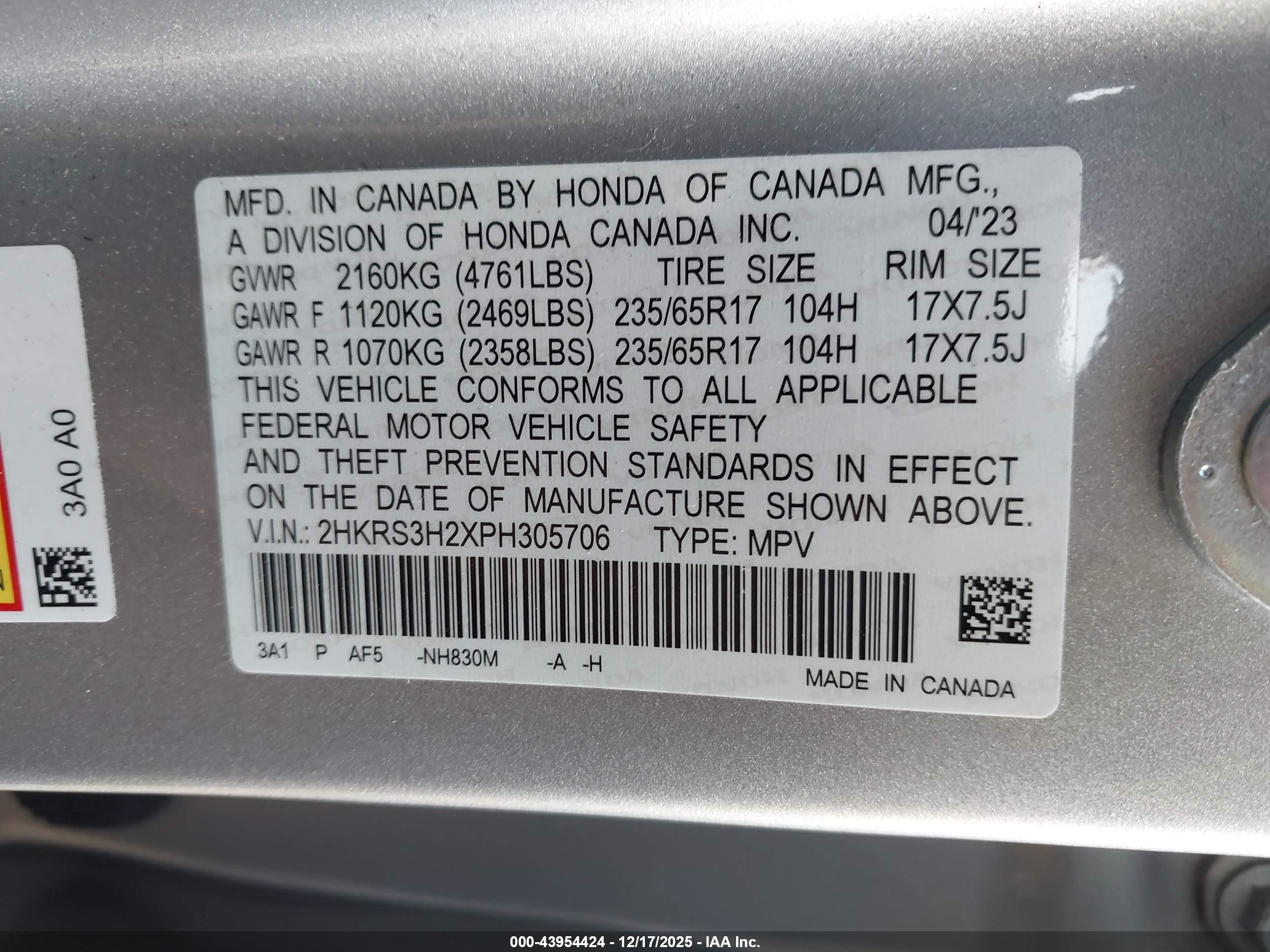 HONDA CR-V image 9