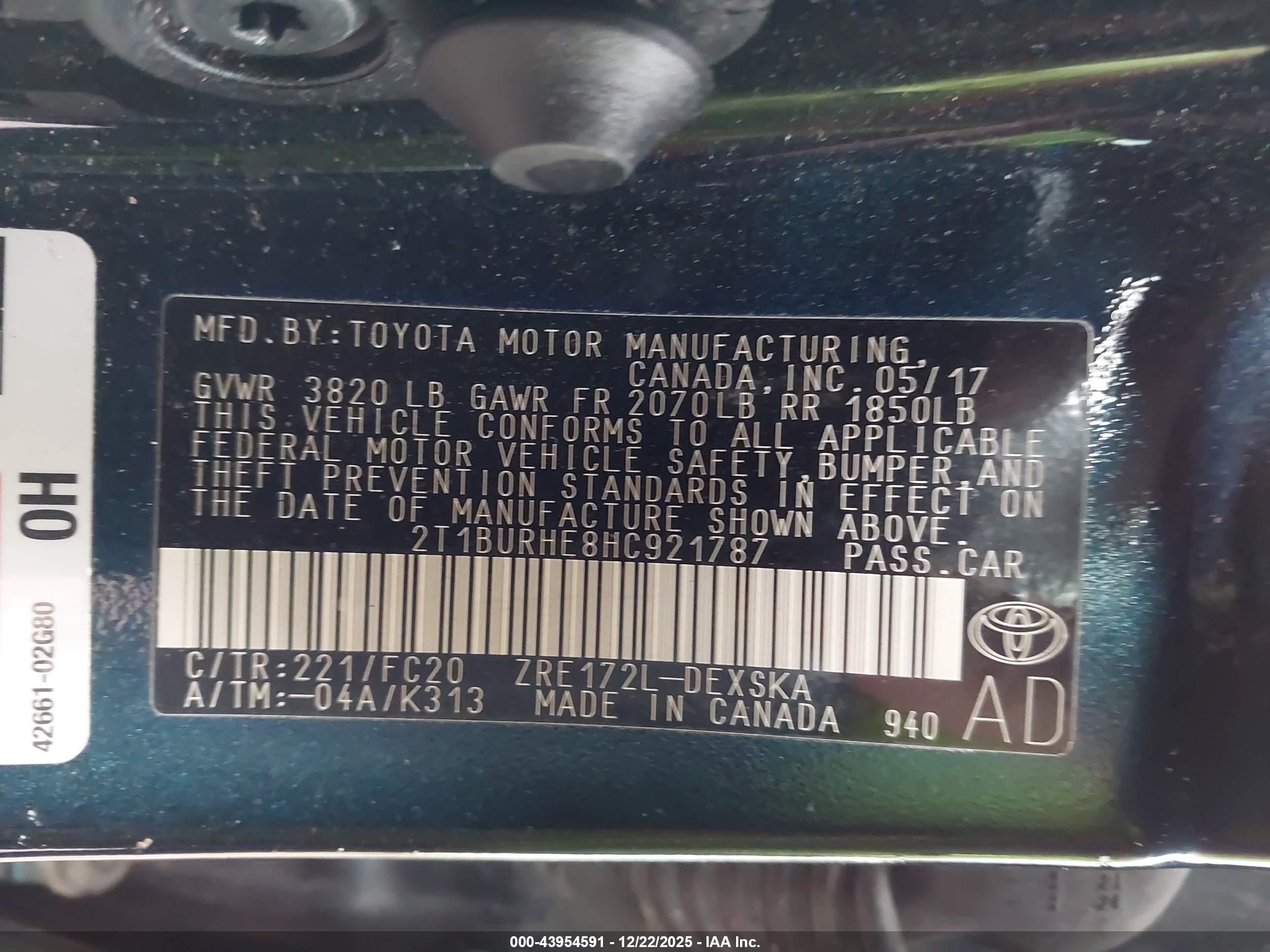 TOYOTA COROLLA image 9