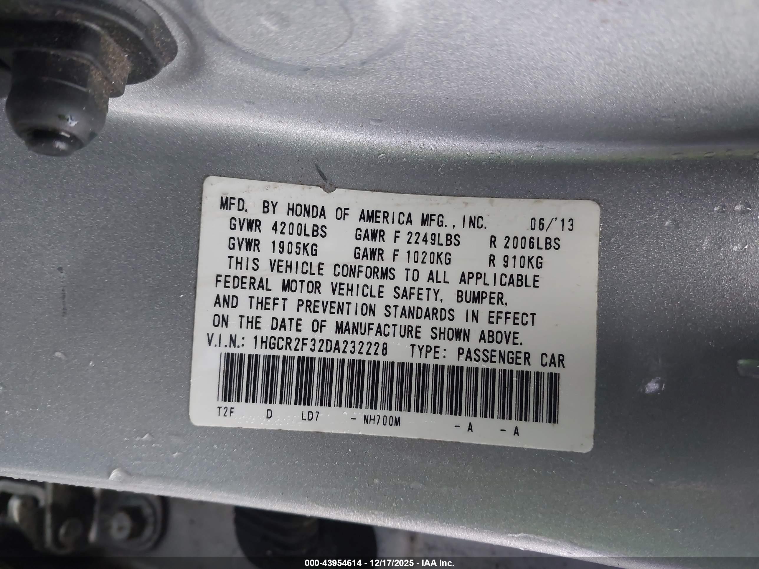 HONDA ACCORD image 9