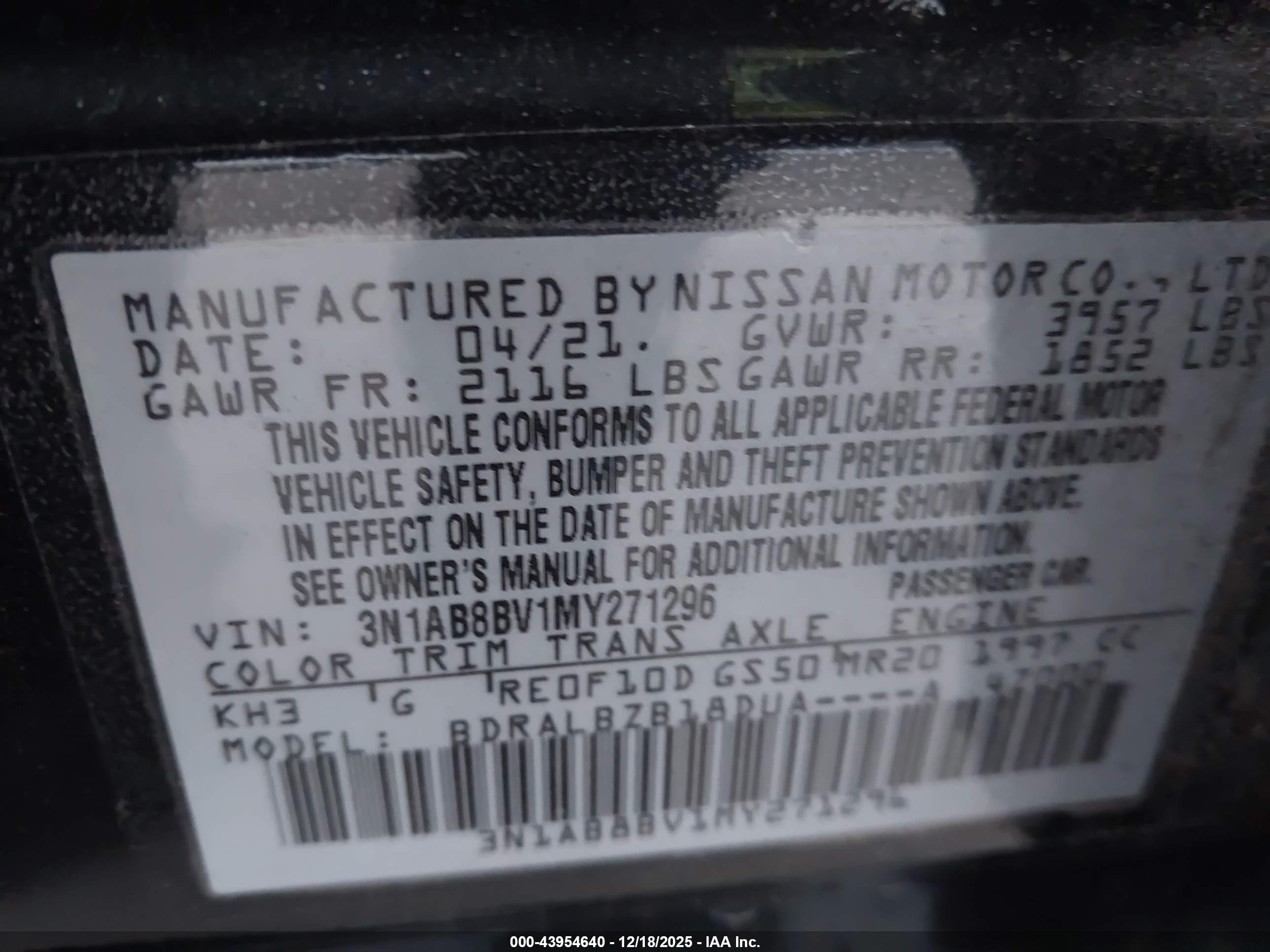 NISSAN SENTRA image 9