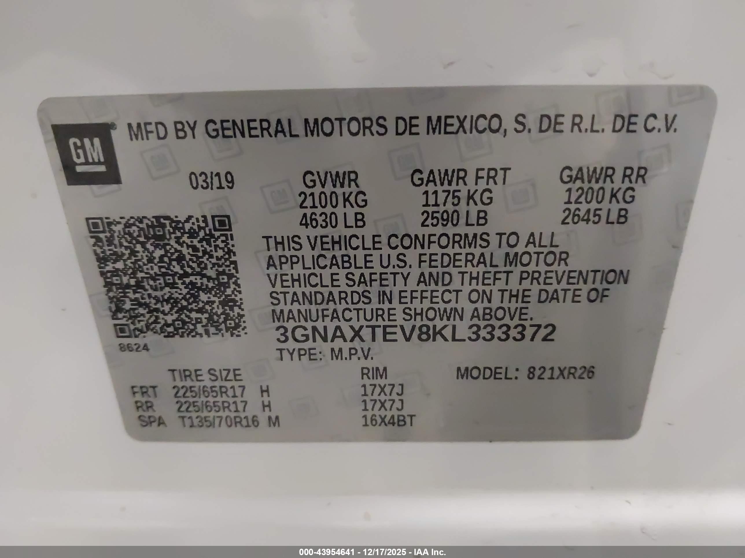CHEVROLET EQUINOX image 9