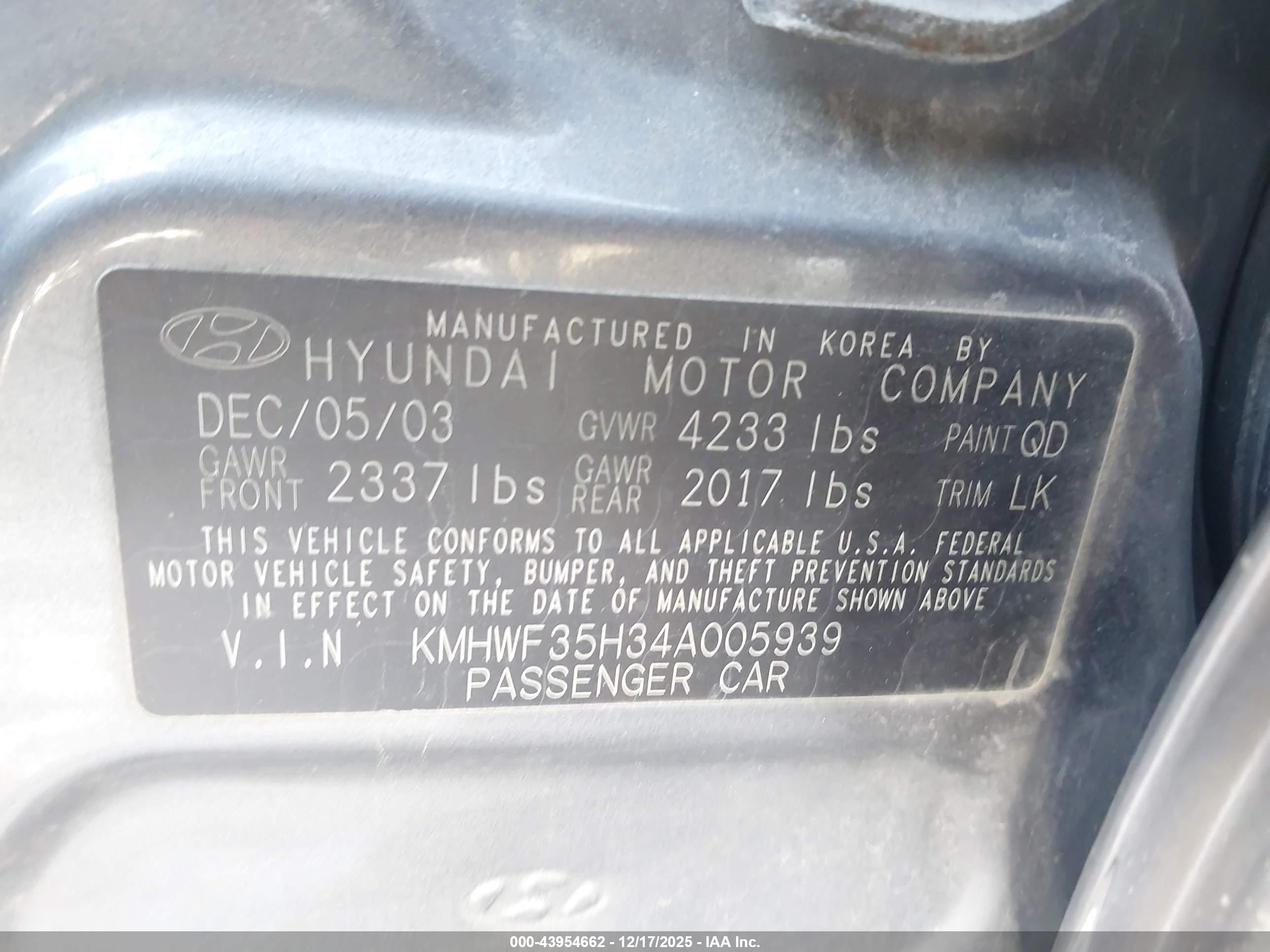 HYUNDAI SONATA image 9