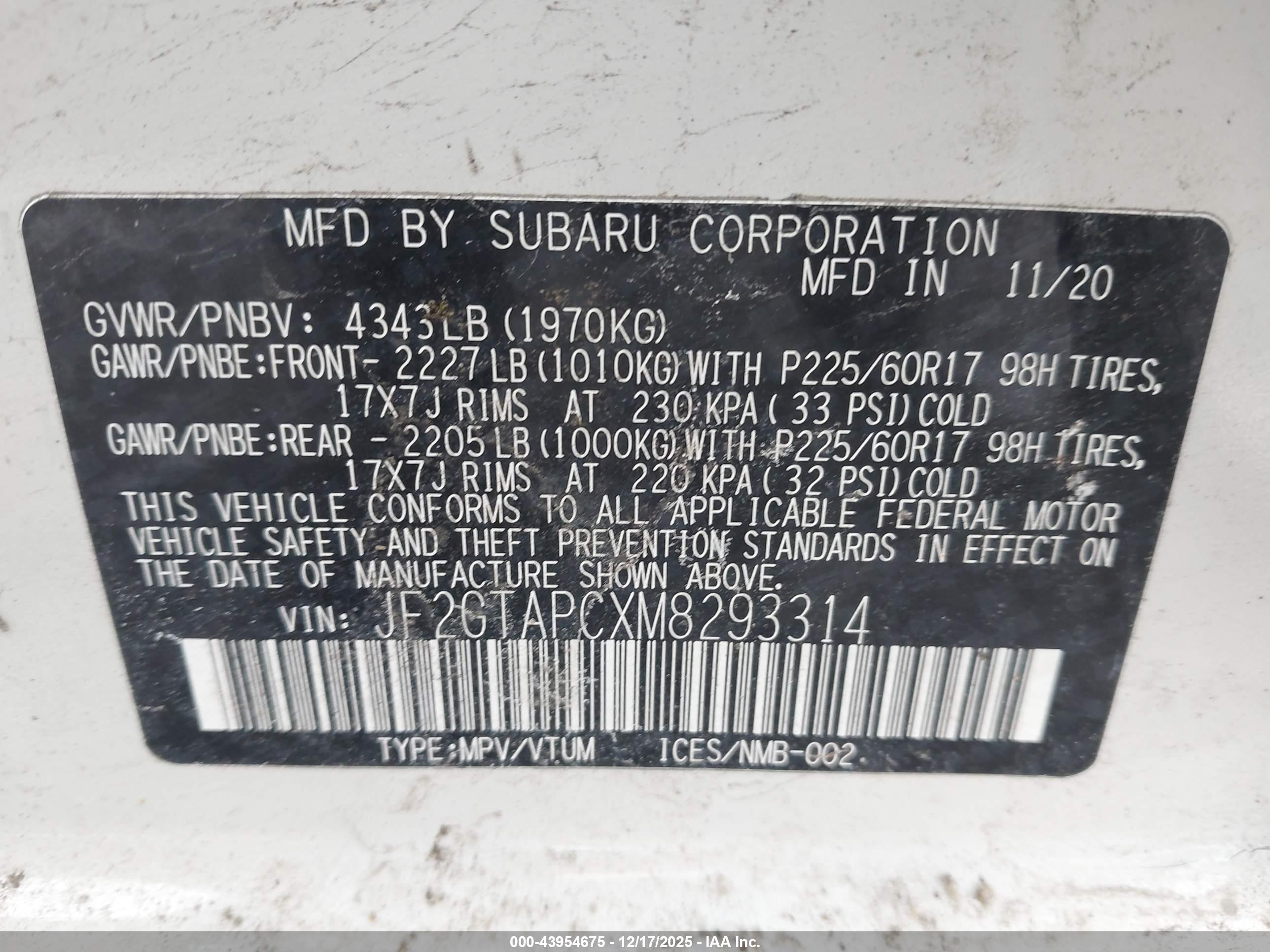 SUBARU CROSSTREK image 9