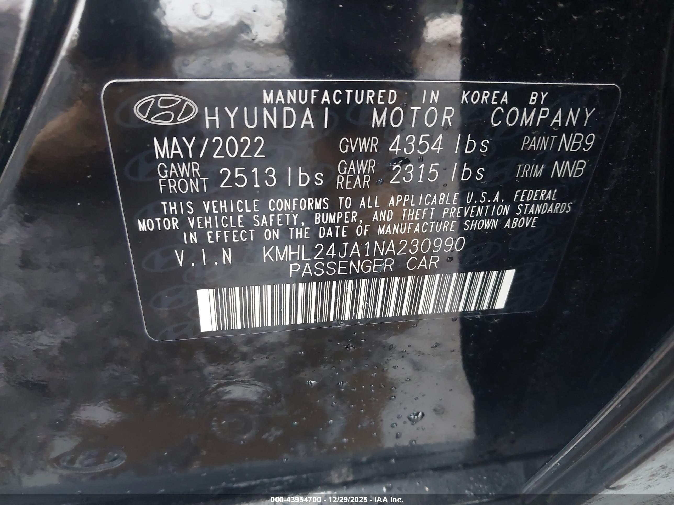HYUNDAI SONATA image 9