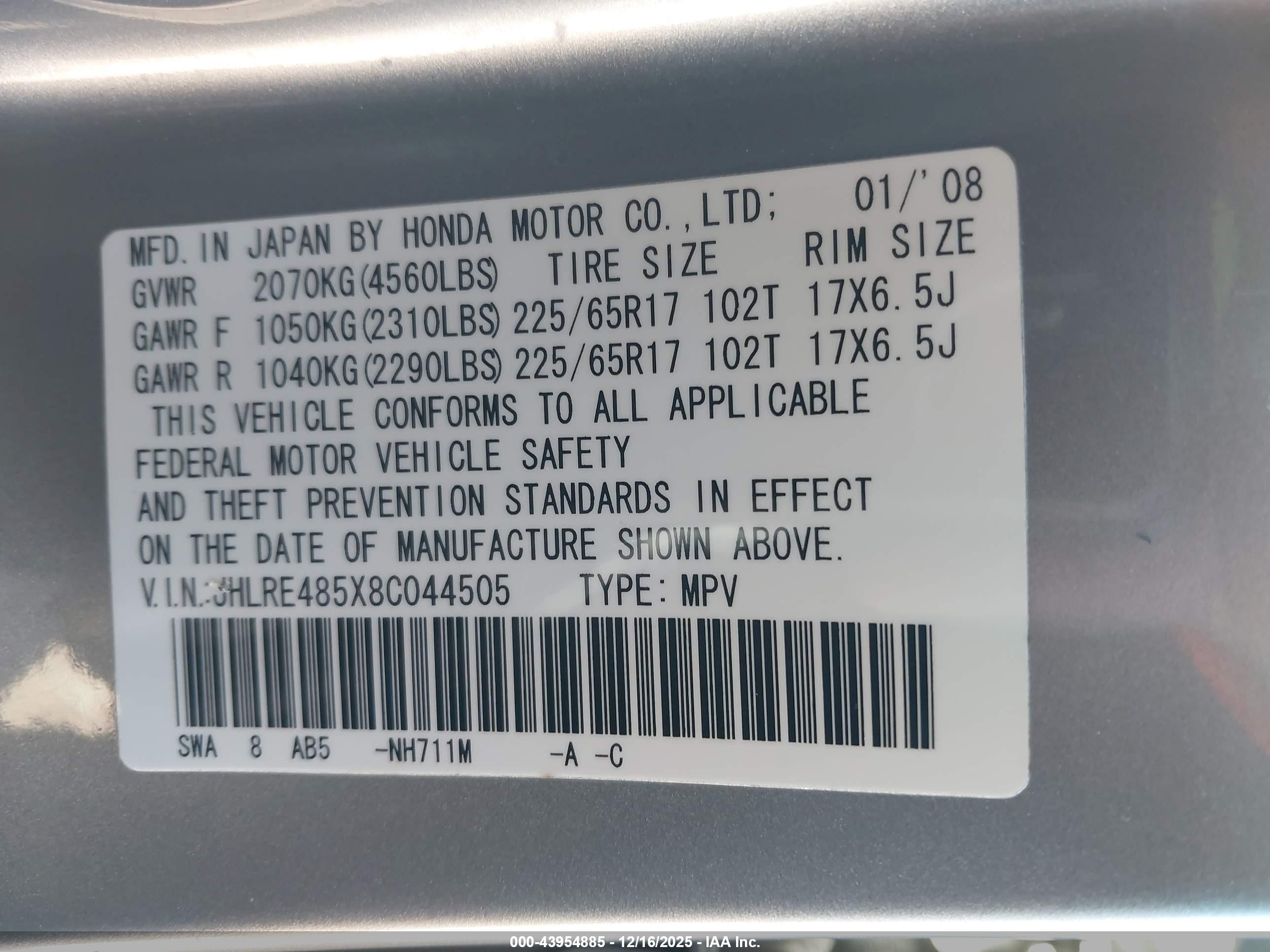 HONDA CR-V image 9