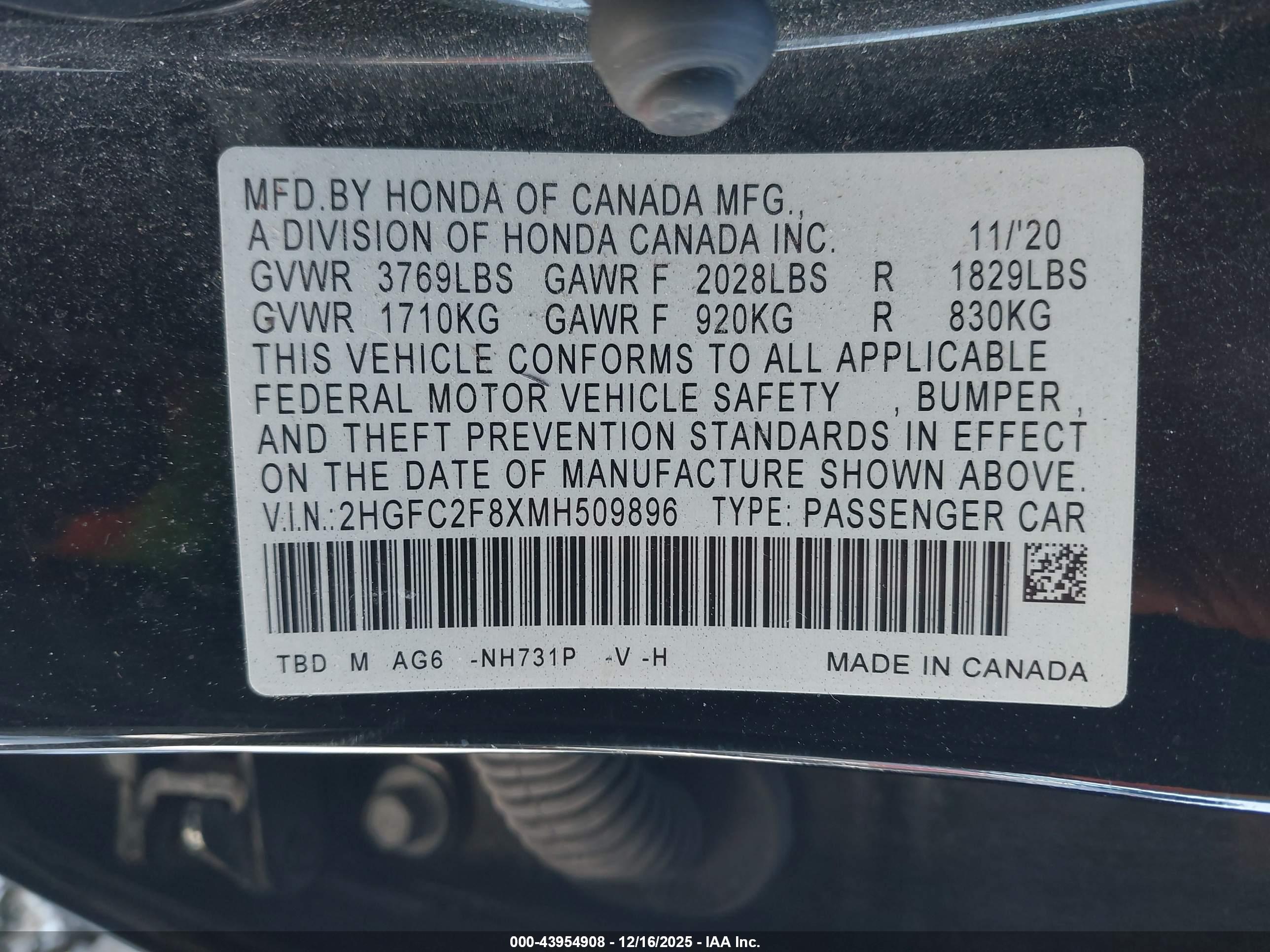HONDA CIVIC image 9