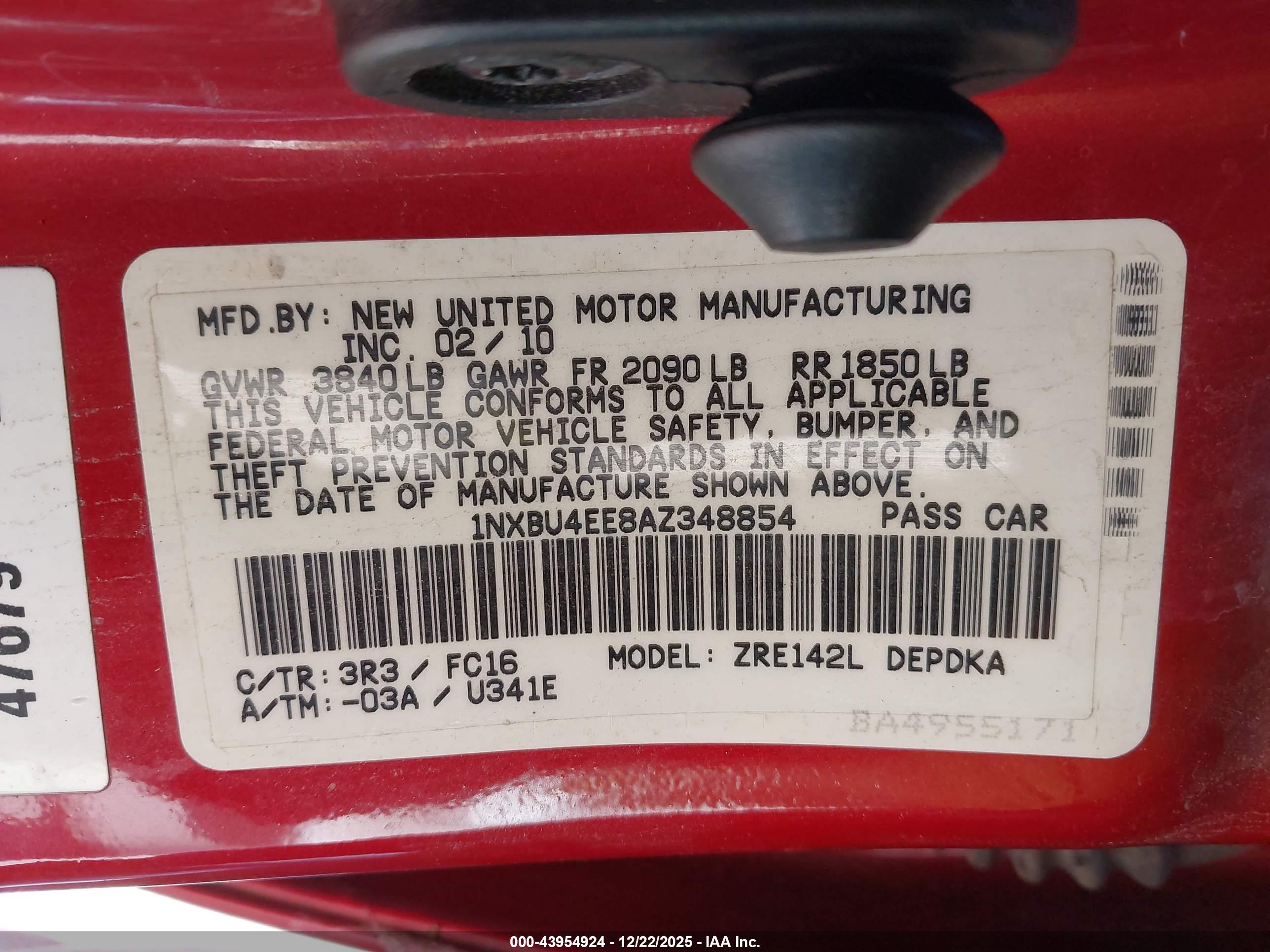 TOYOTA COROLLA image 9