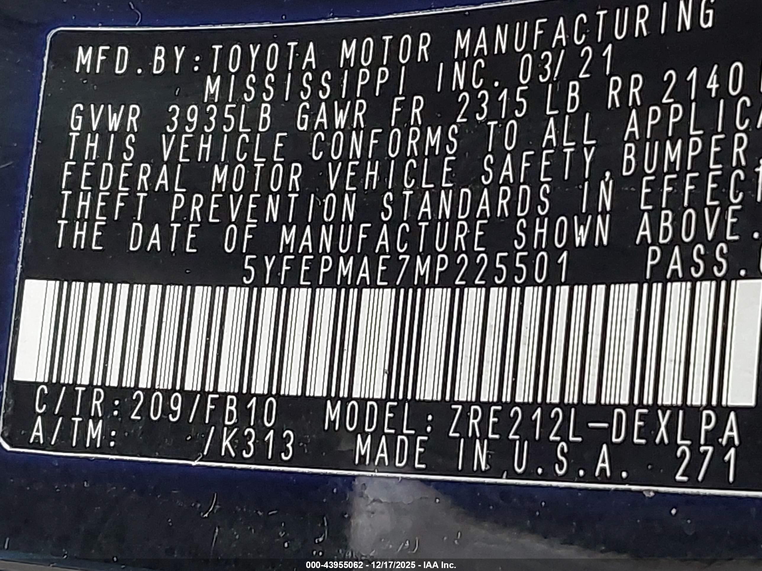 TOYOTA COROLLA image 9
