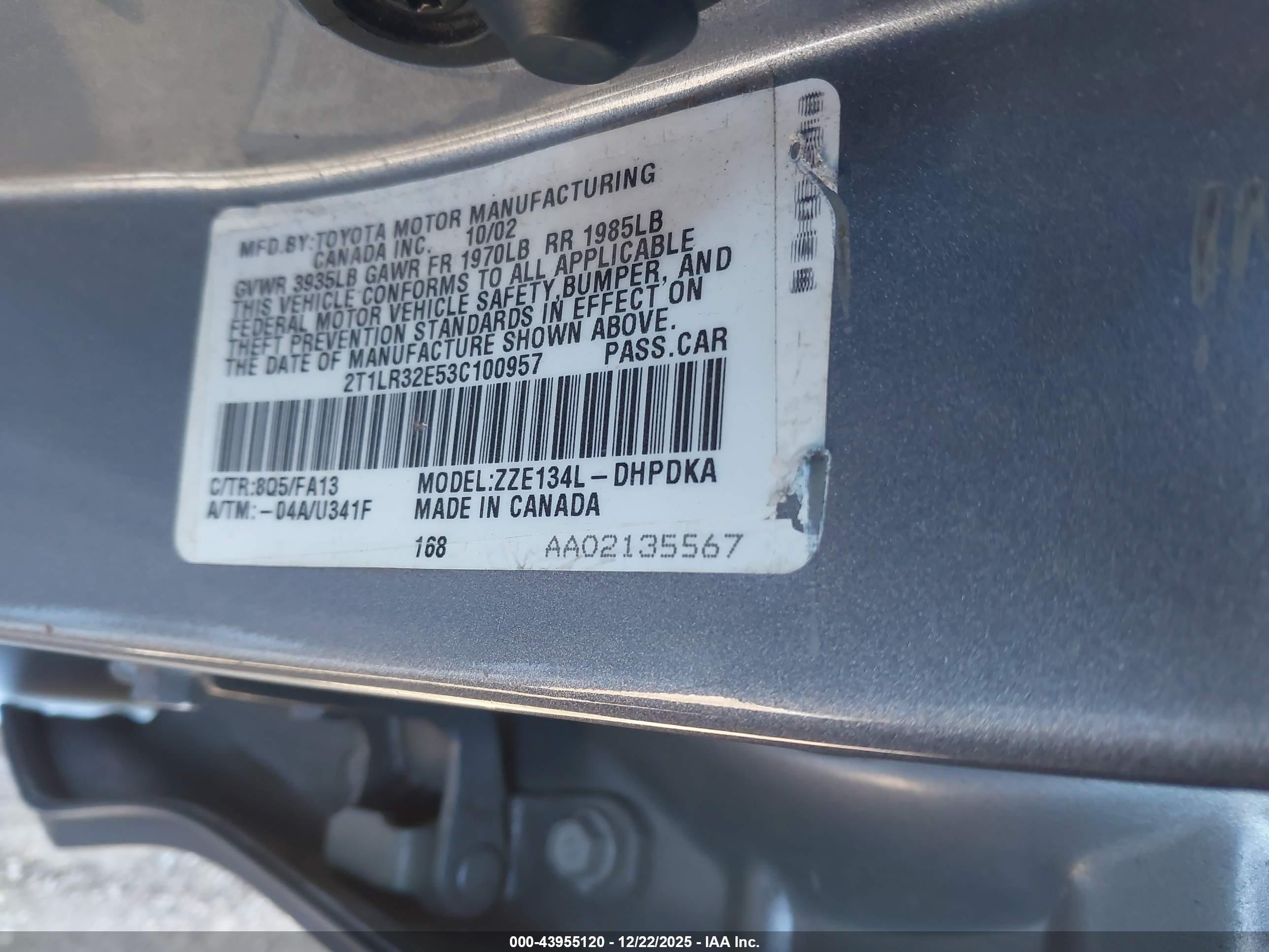 TOYOTA MATRIX image 9