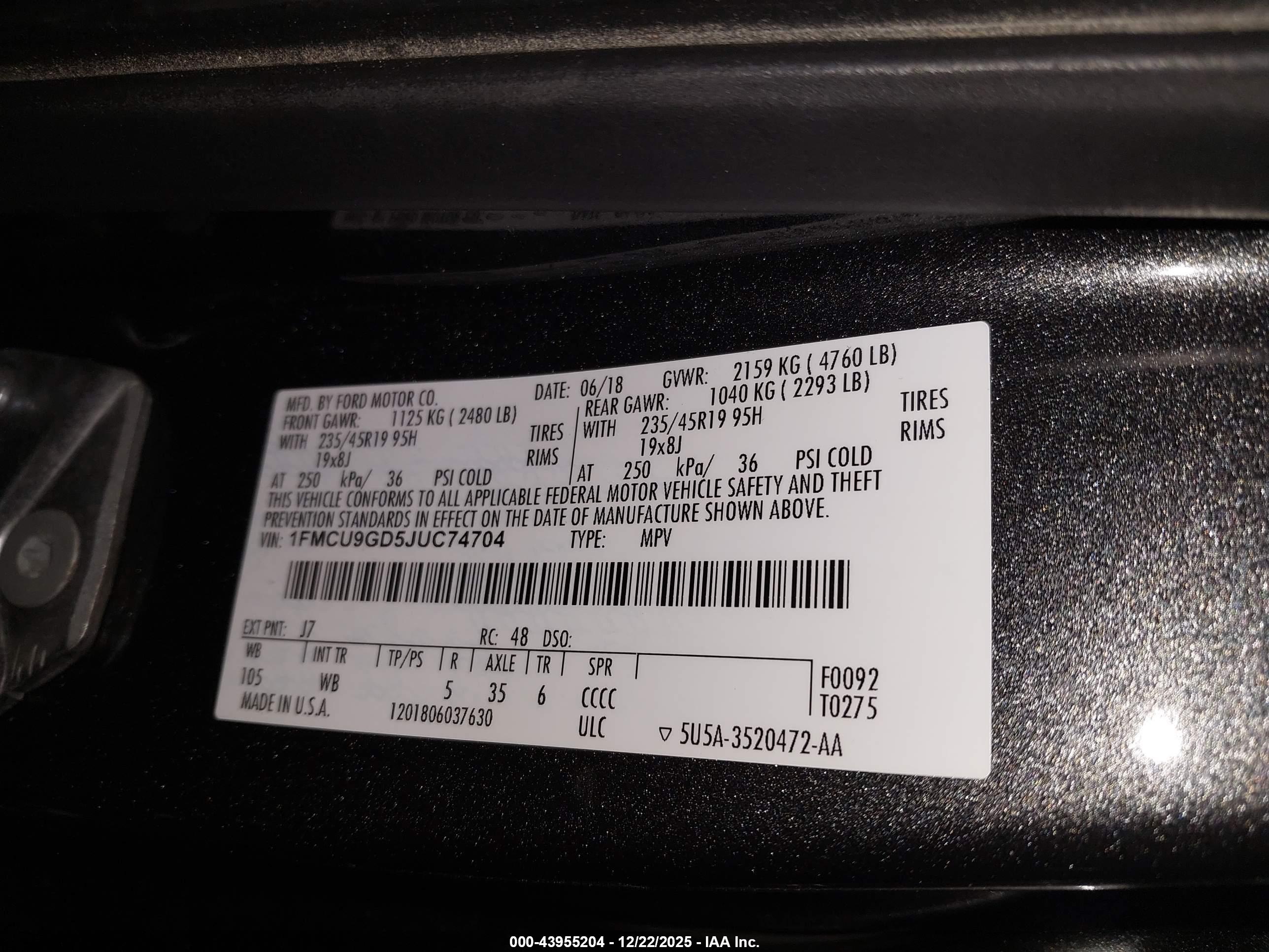 FORD ESCAPE image 9