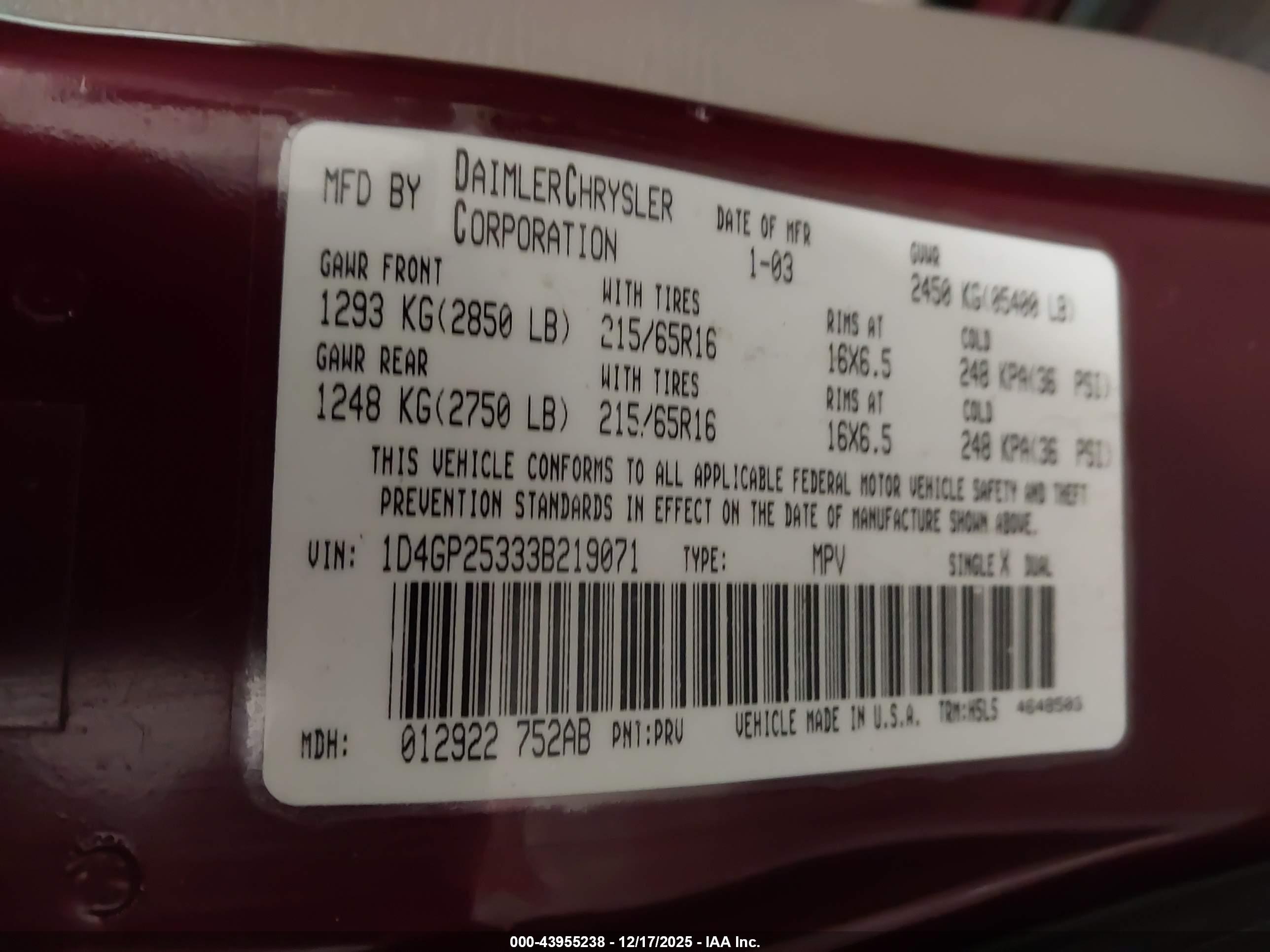 DODGE CARAVAN image 9