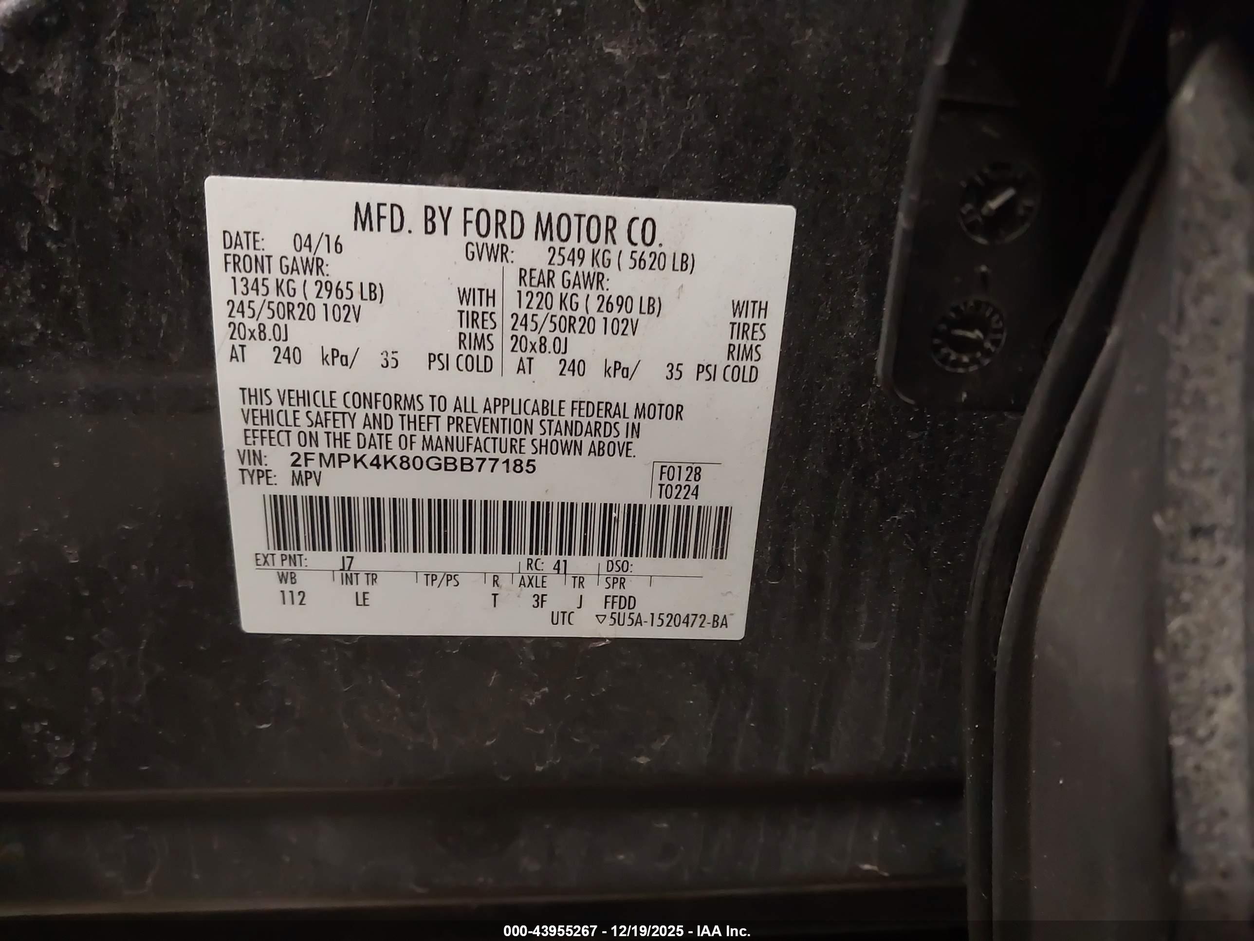 FORD EDGE image 9