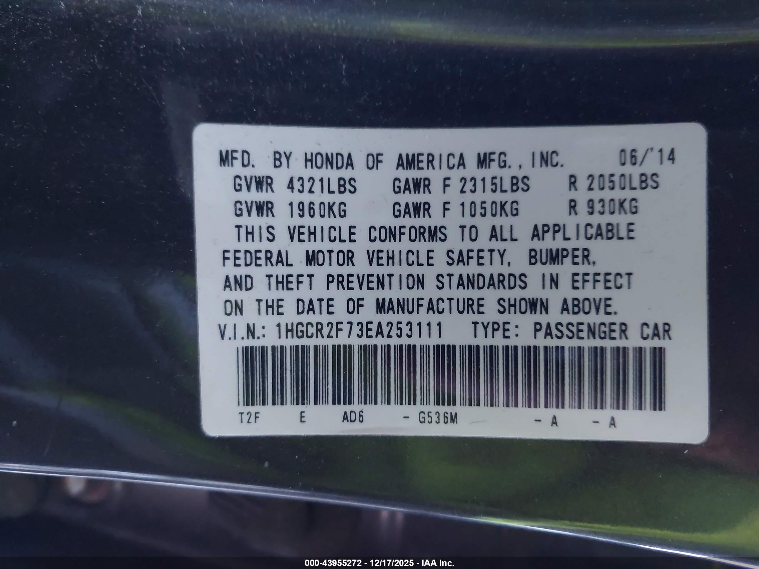 HONDA ACCORD image 9