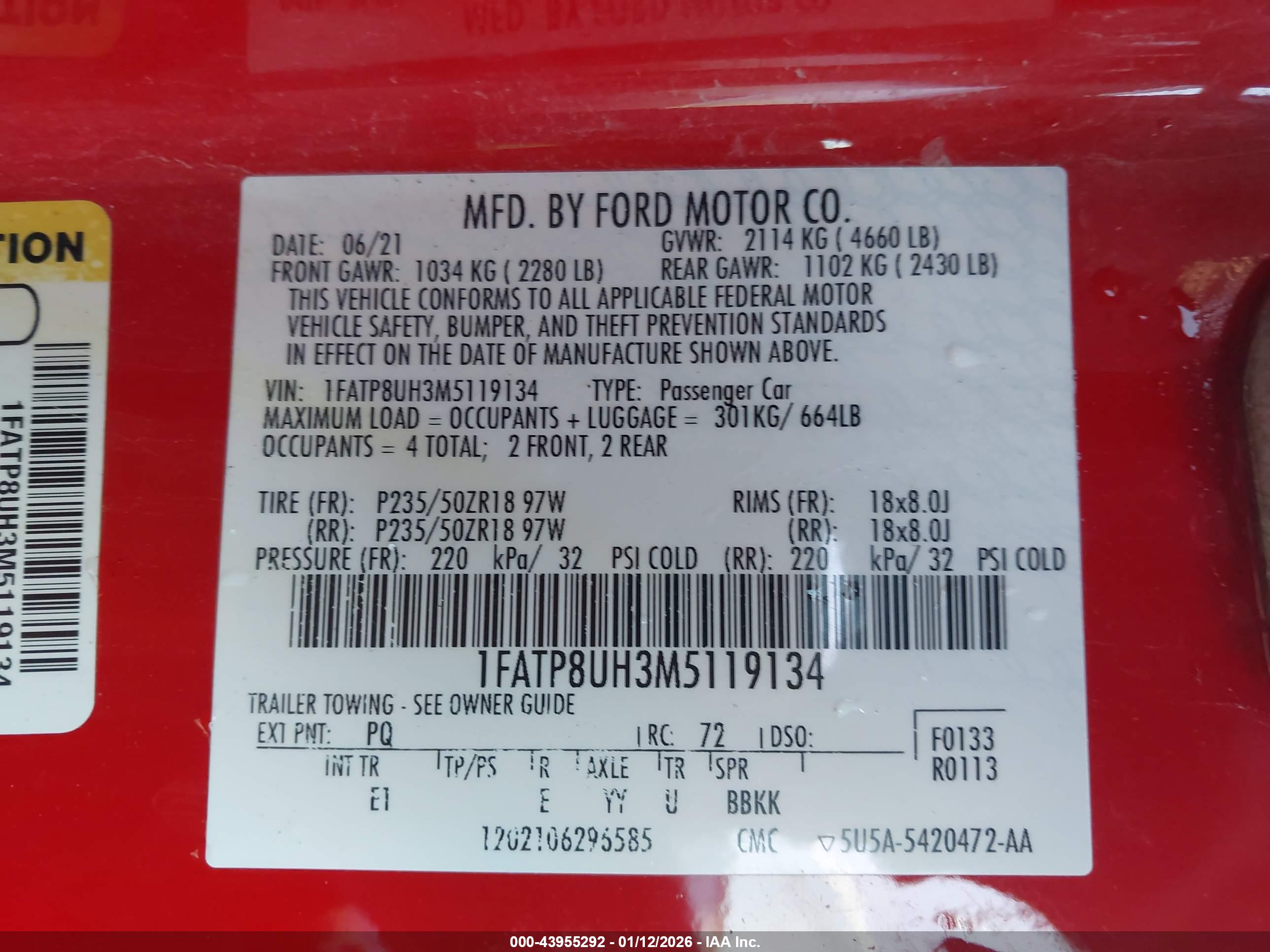 FORD MUSTANG image 9