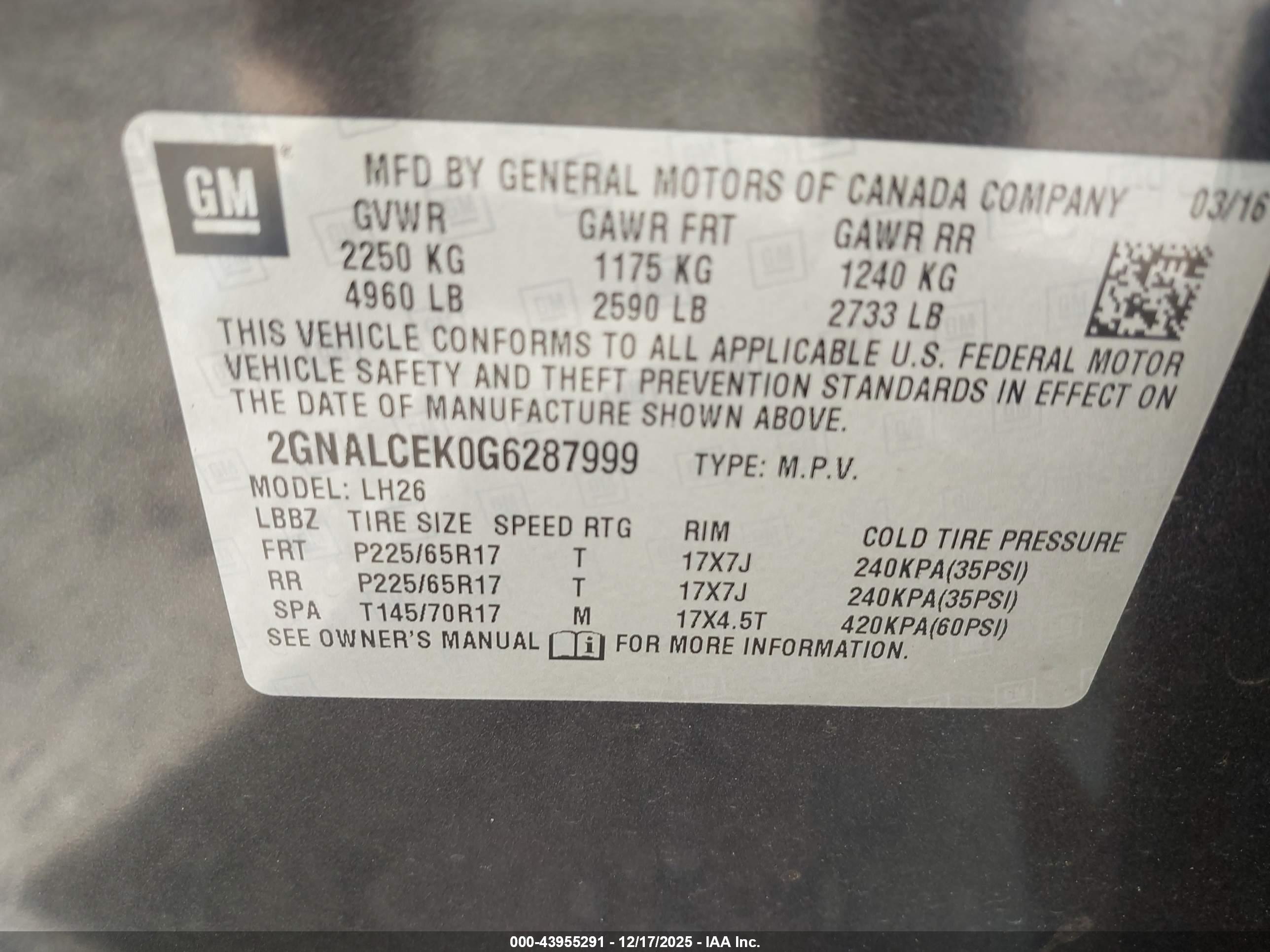 CHEVROLET EQUINOX image 9