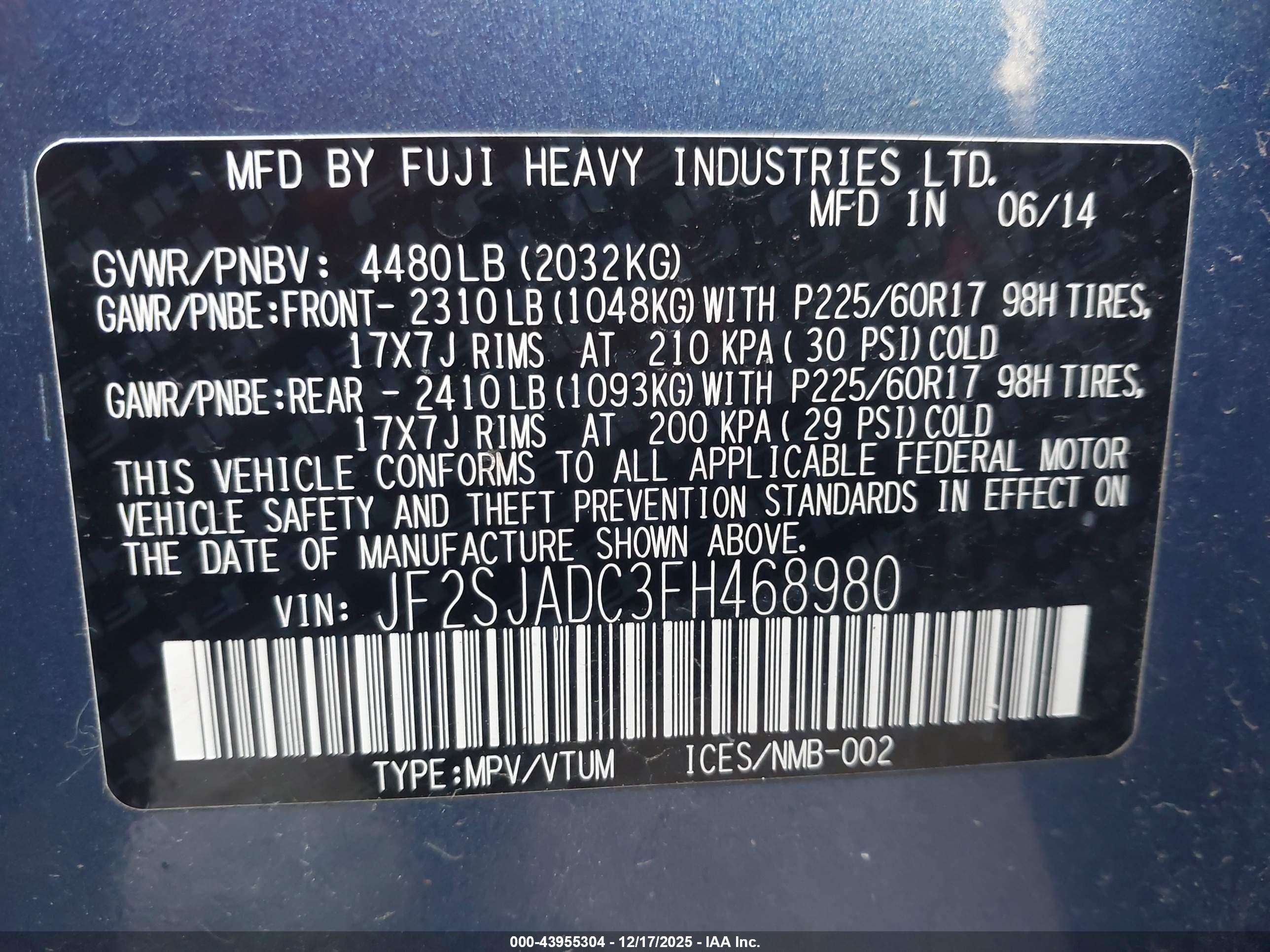 SUBARU FORESTER image 9