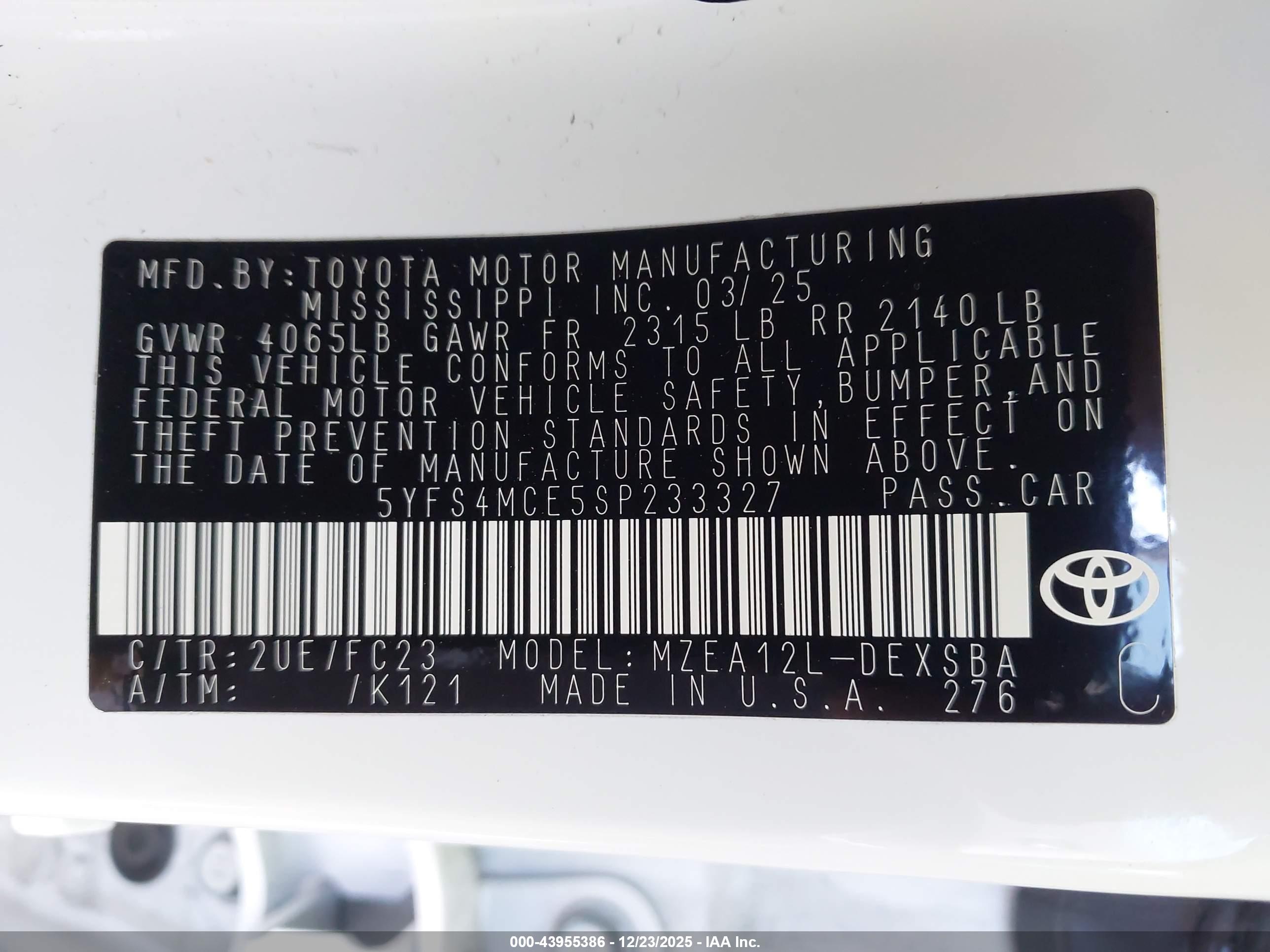 TOYOTA COROLLA image 9