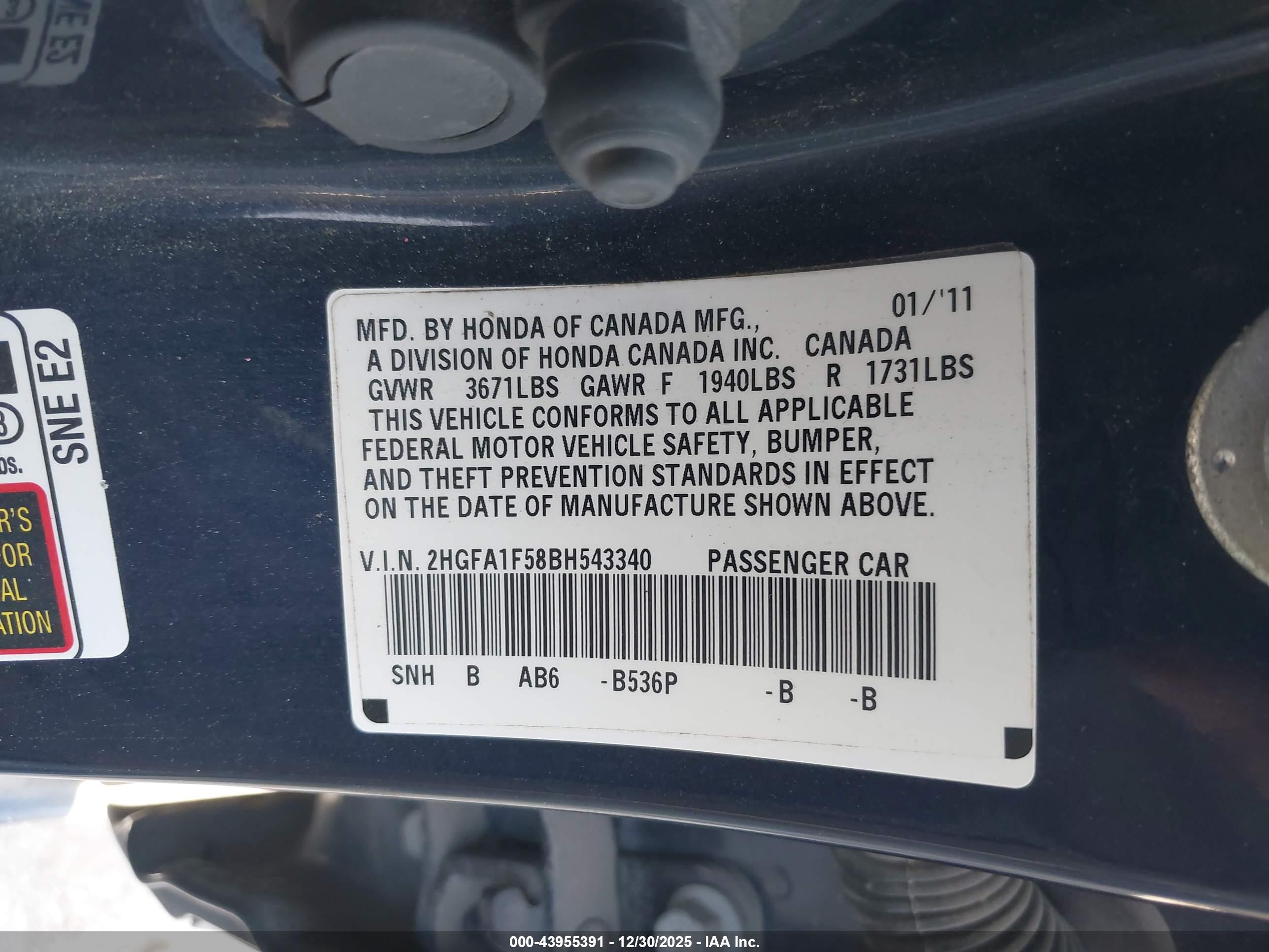 HONDA CIVIC image 9