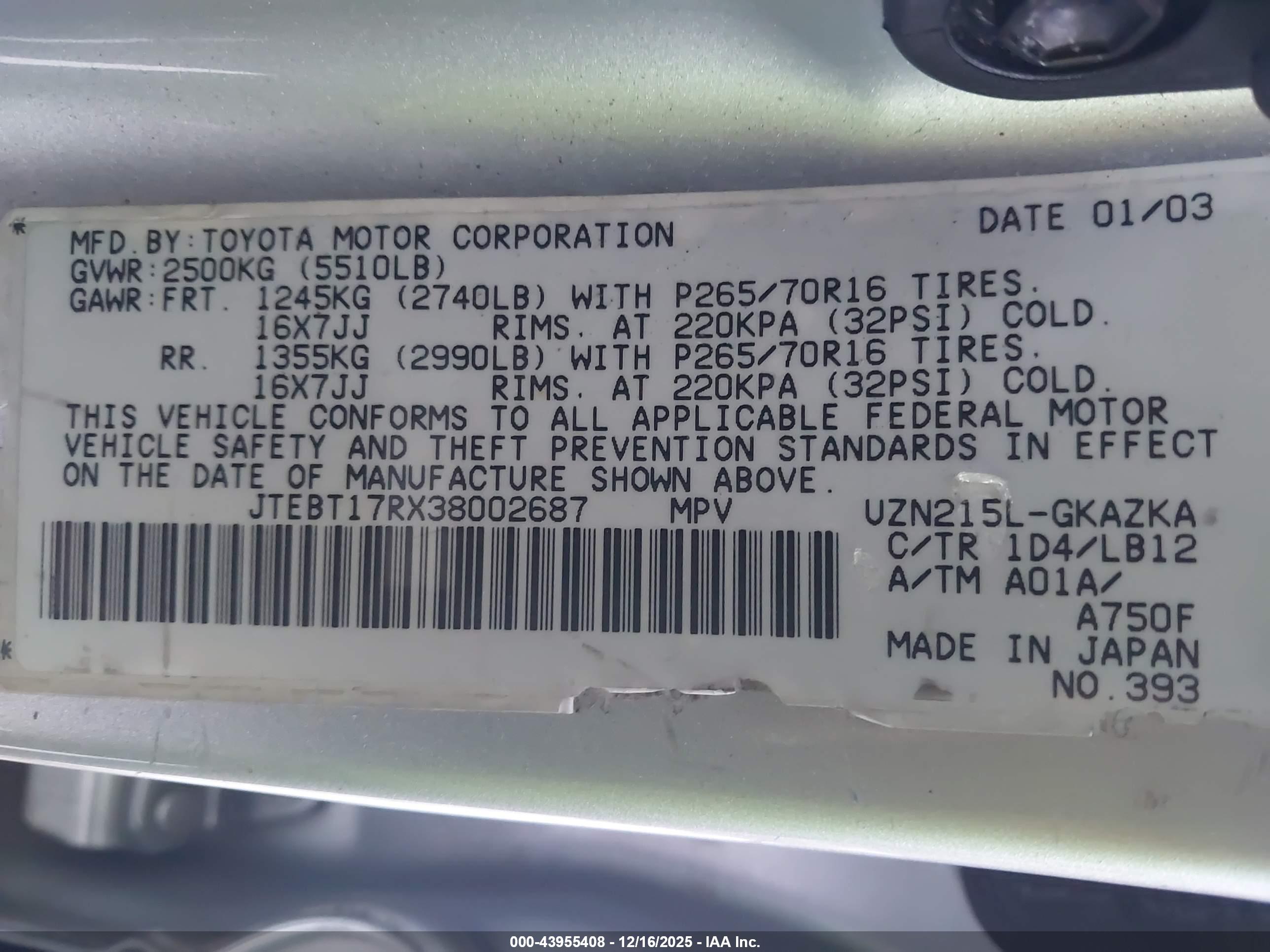TOYOTA 4RUNNER image 9