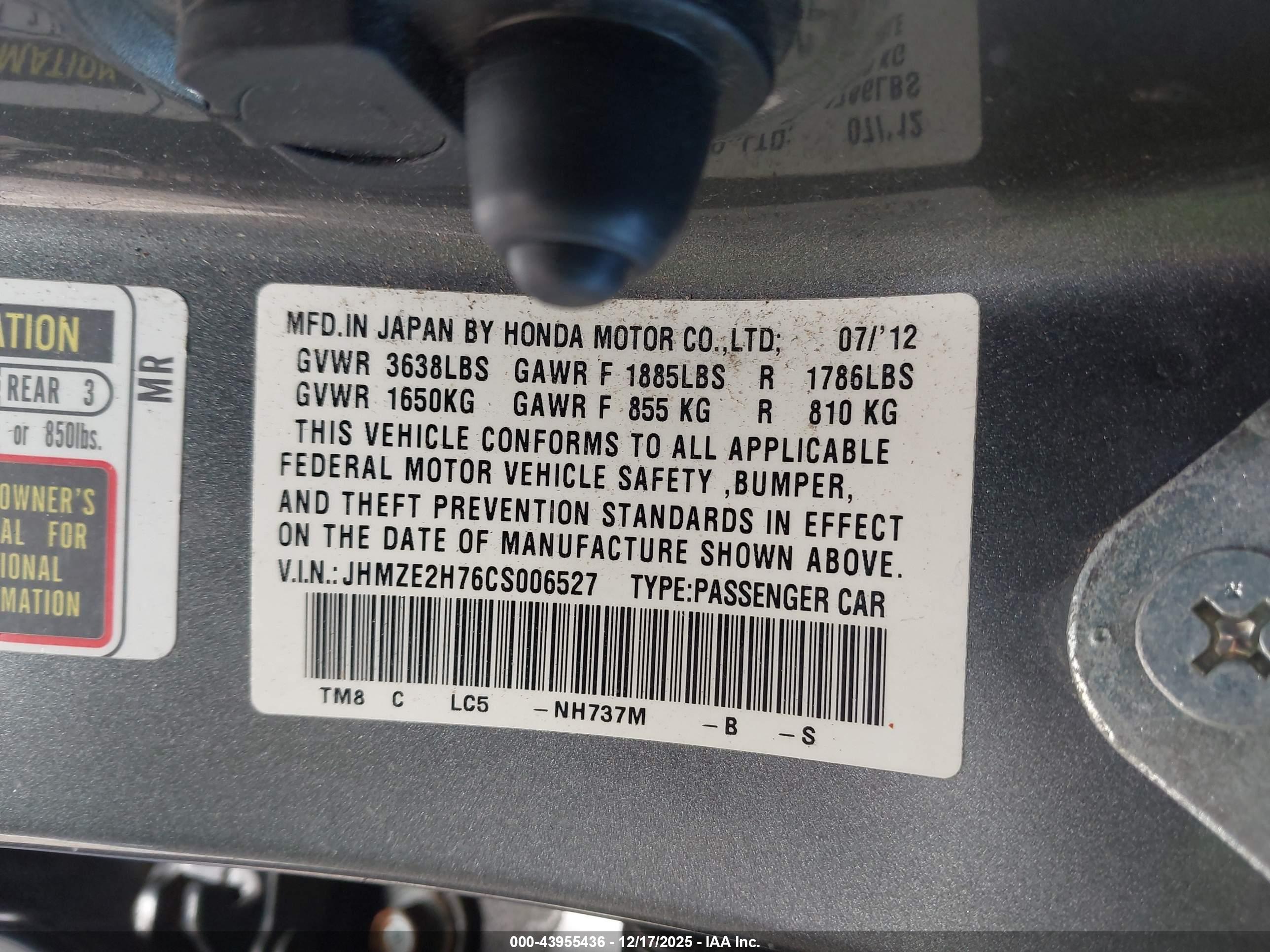HONDA INSIGHT image 9