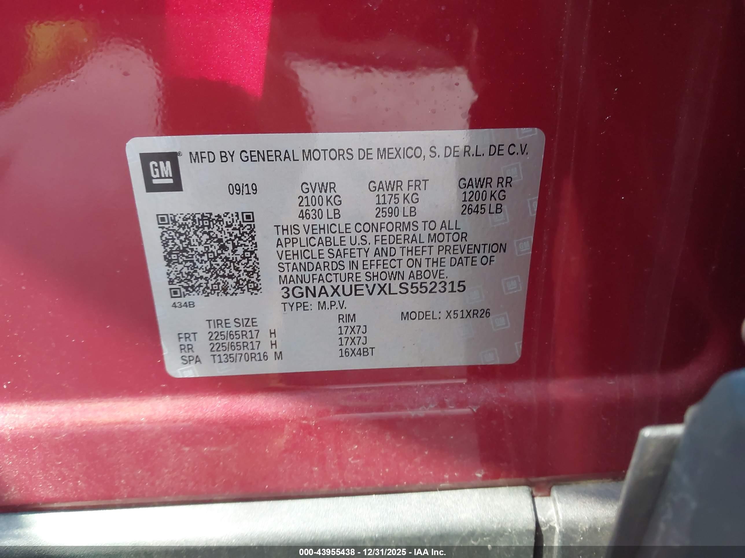 CHEVROLET EQUINOX image 9