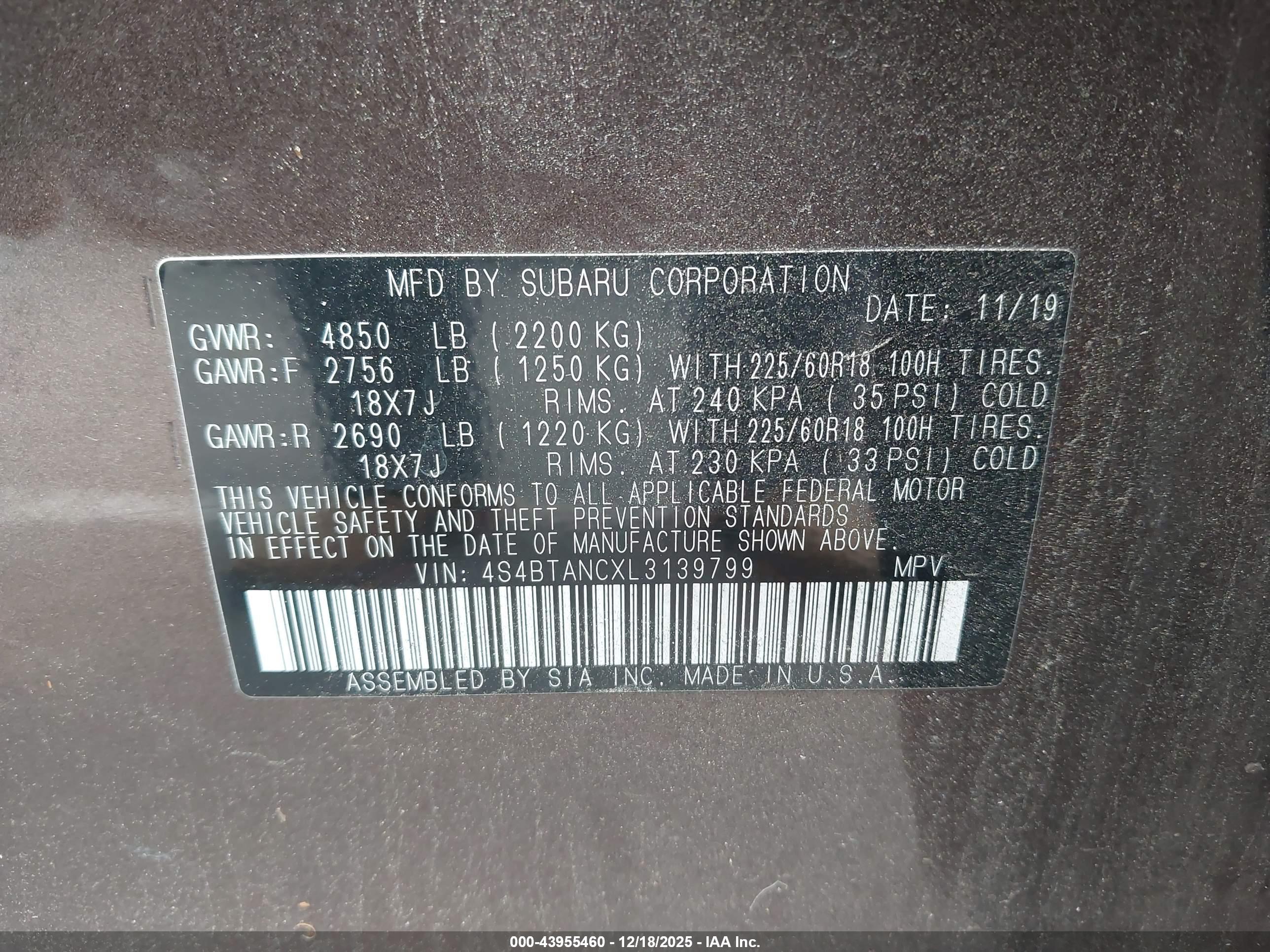 SUBARU OUTBACK image 9