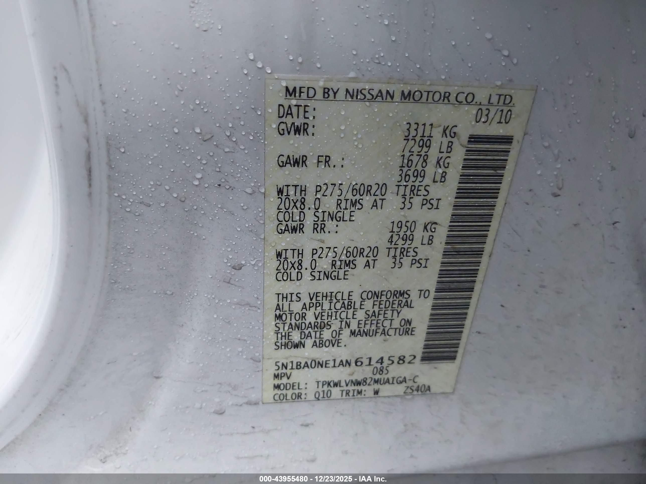 NISSAN ARMADA image 9