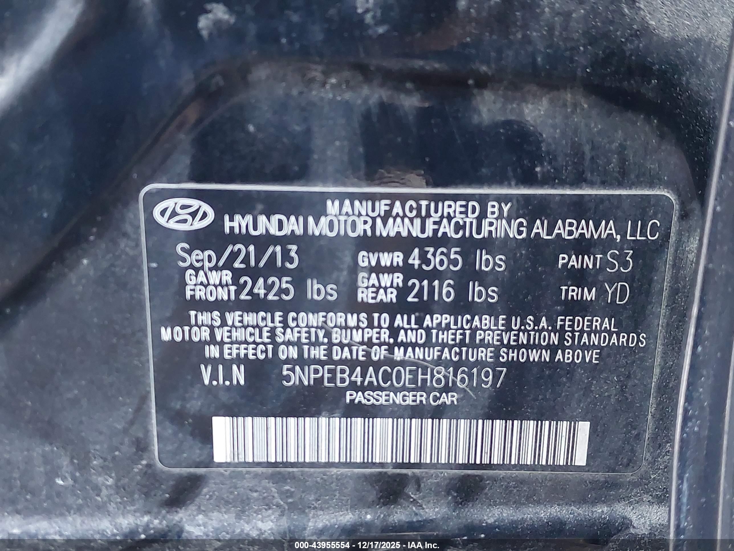 HYUNDAI SONATA image 9