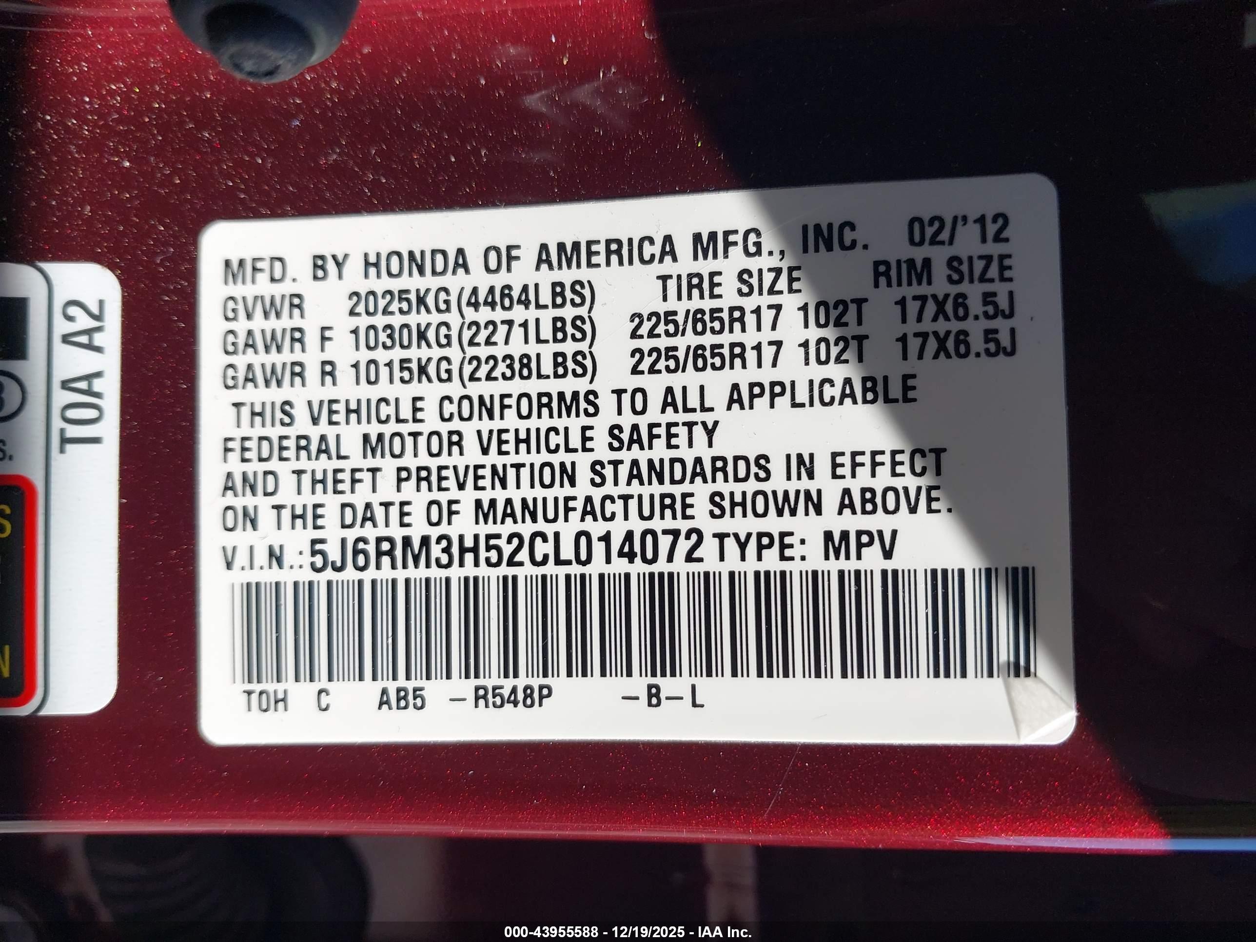 HONDA CR-V image 9