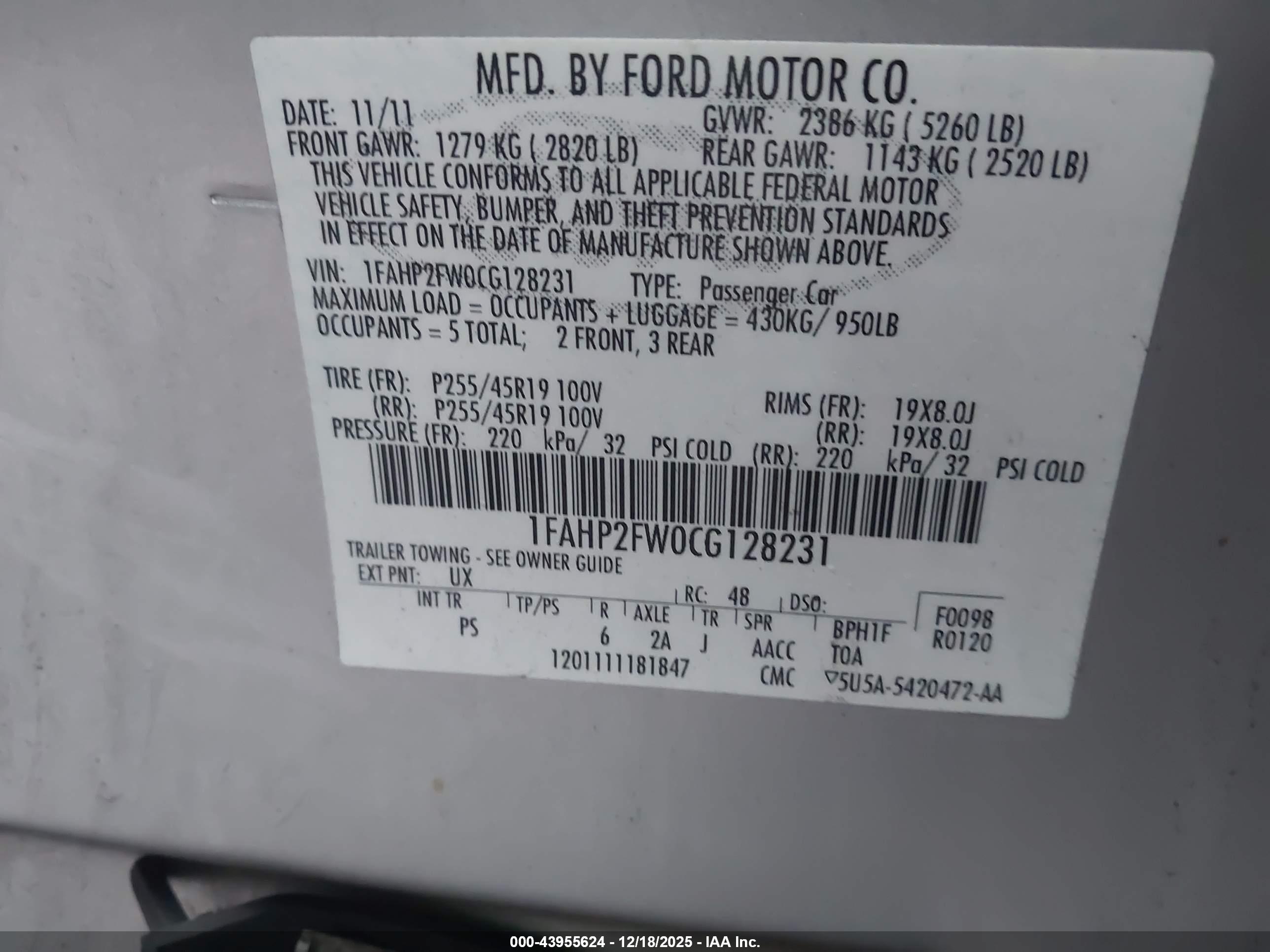 FORD TAURUS image 9
