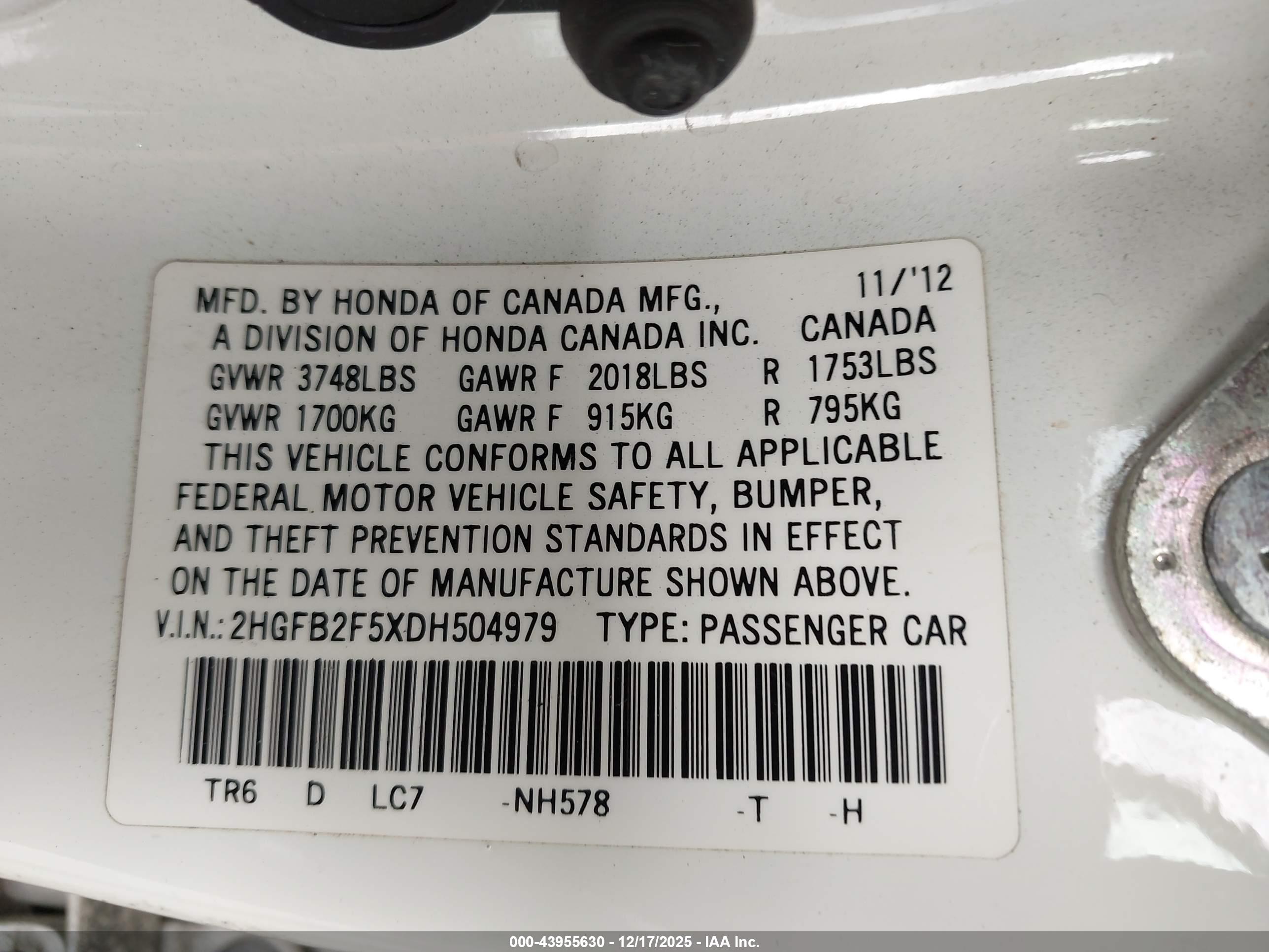 HONDA CIVIC image 9
