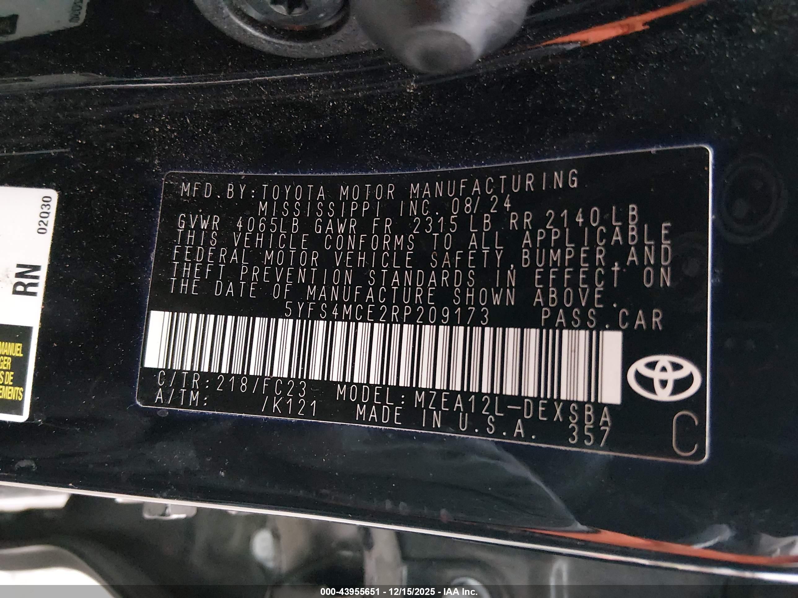 TOYOTA COROLLA image 9