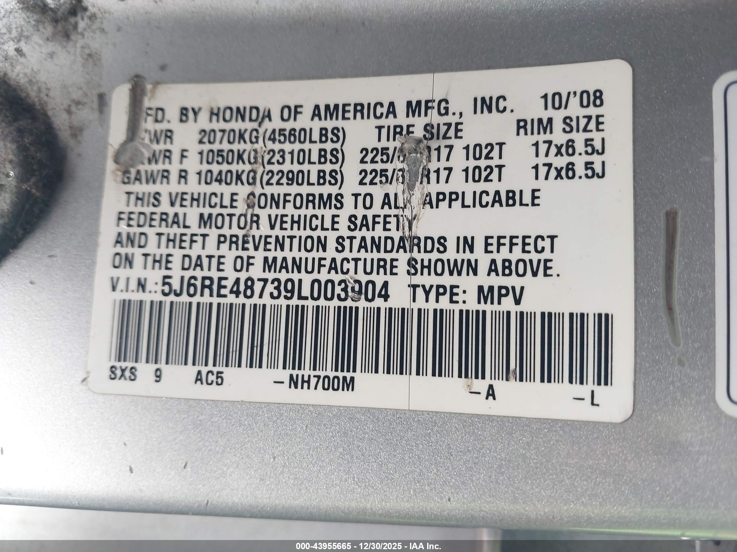 HONDA CR-V image 9