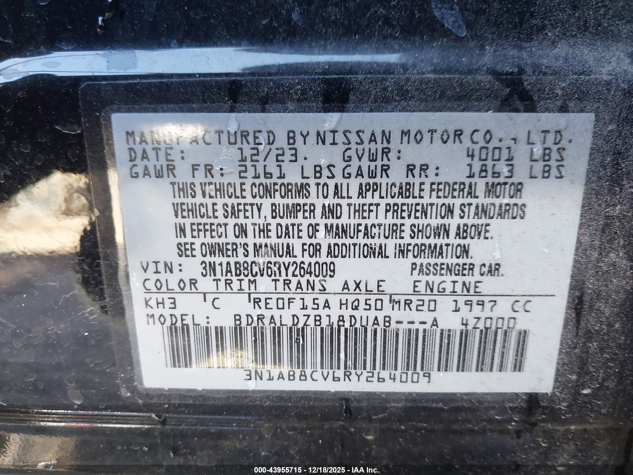 NISSAN SENTRA image 9