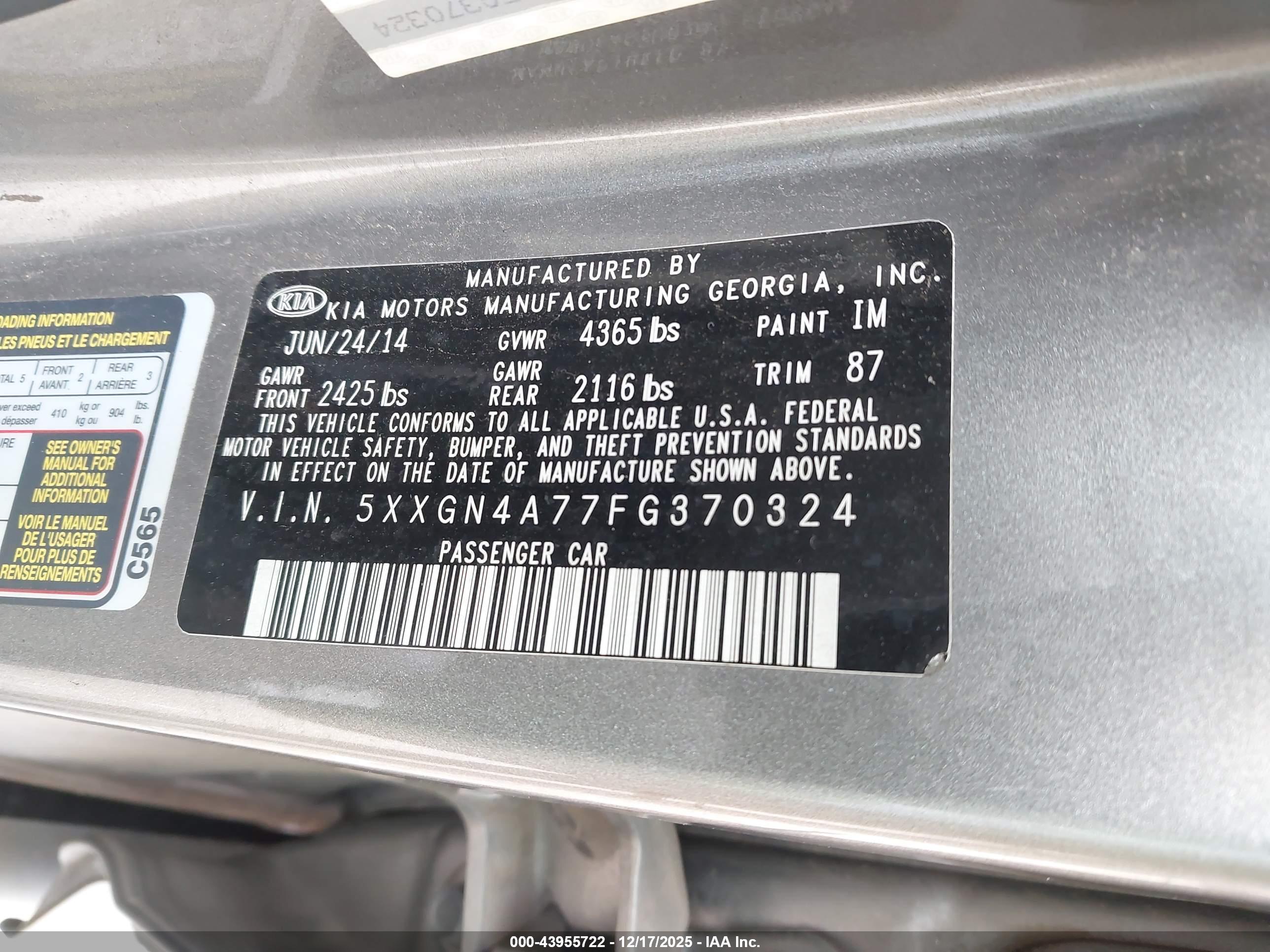 KIA OPTIMA image 9