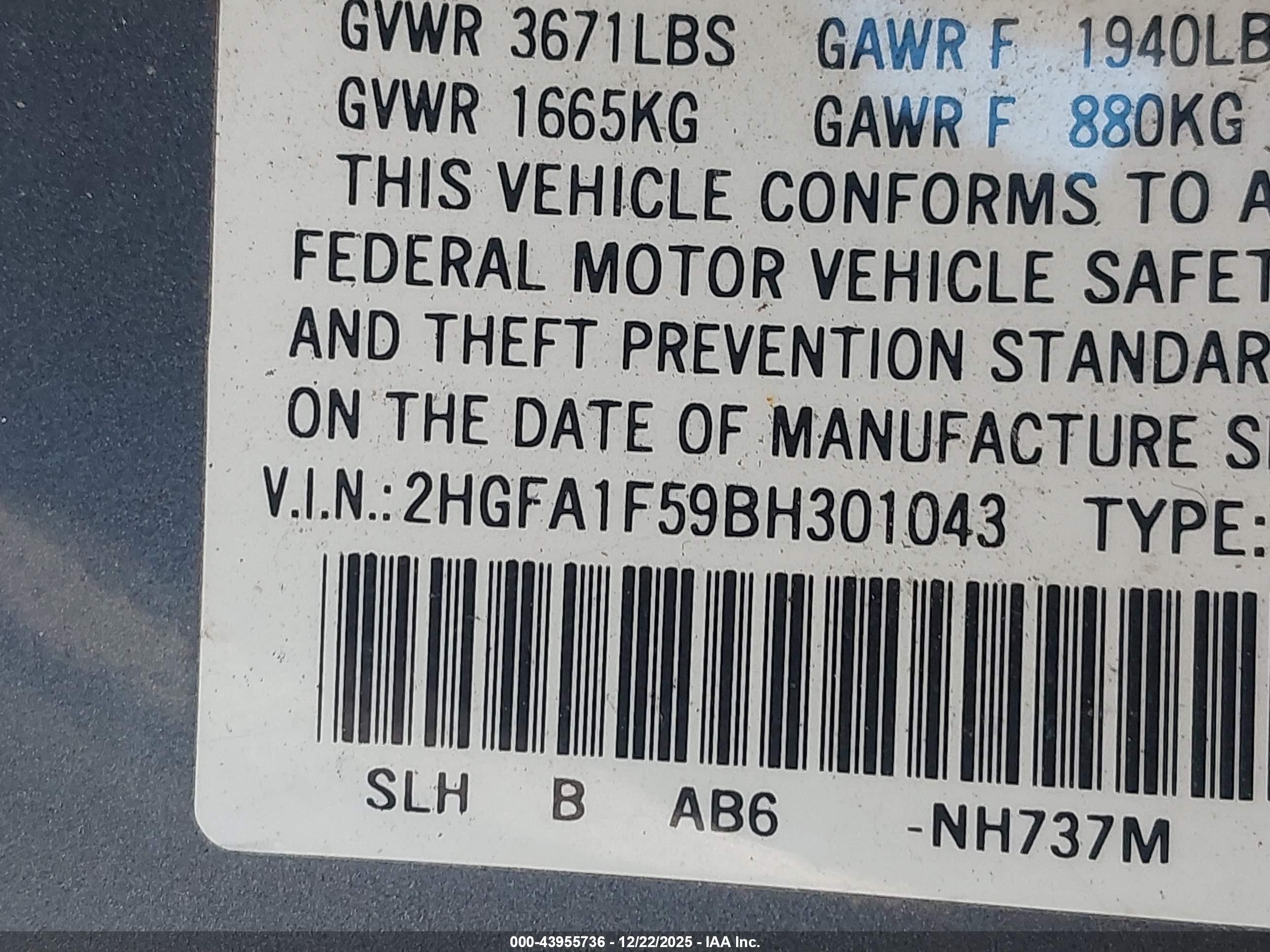 HONDA CIVIC image 9