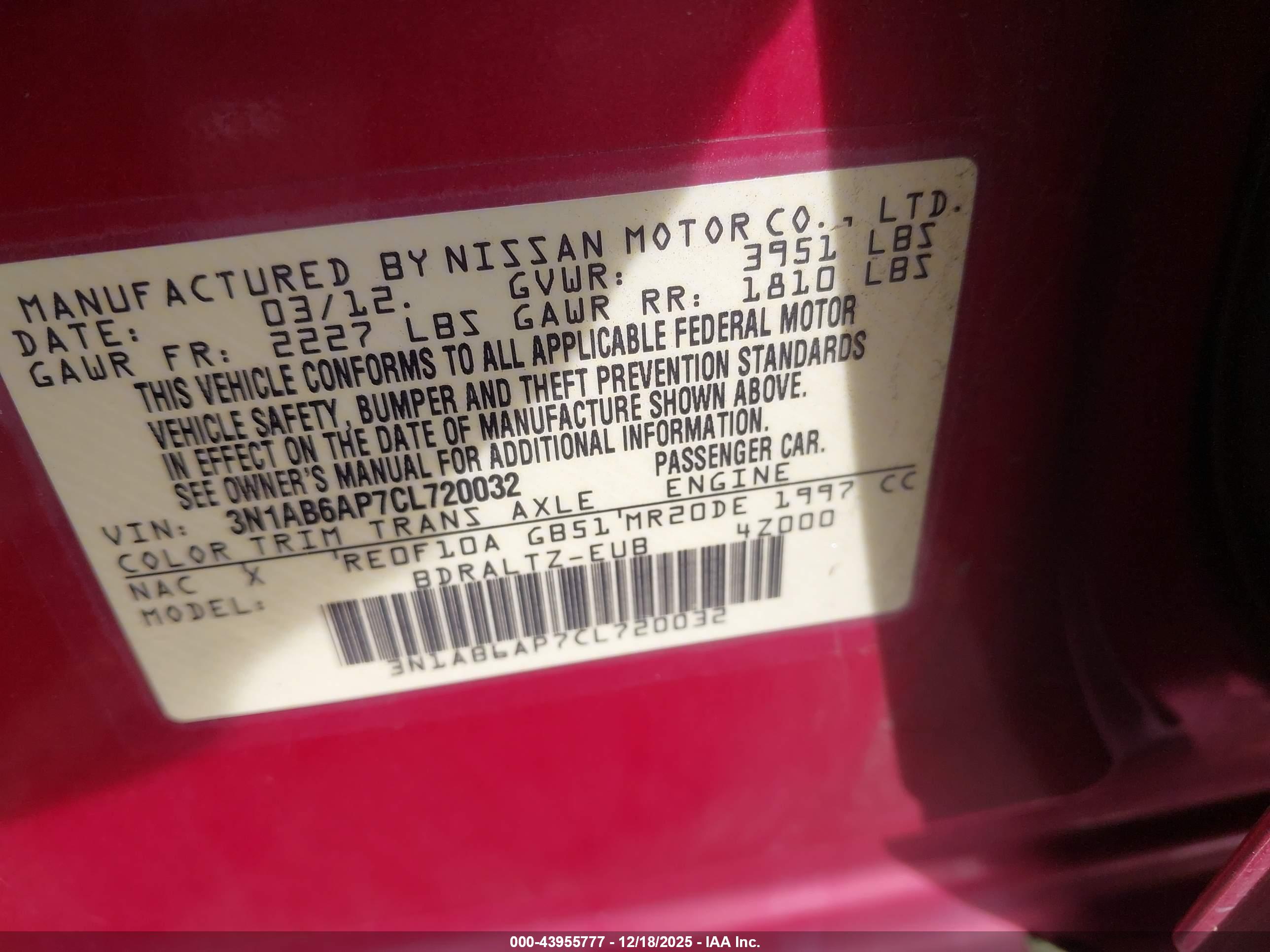 NISSAN SENTRA image 9
