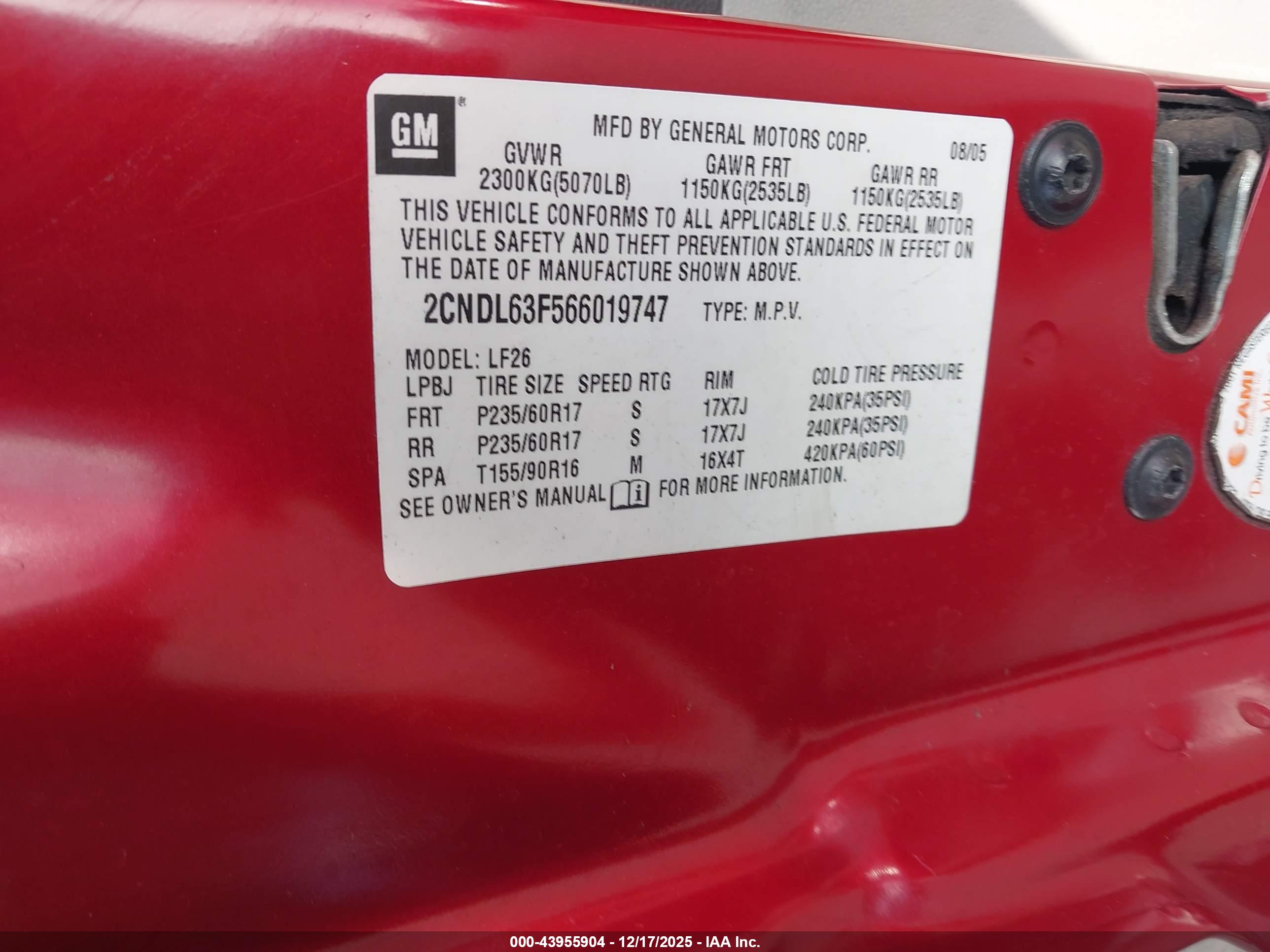 CHEVROLET EQUINOX image 9