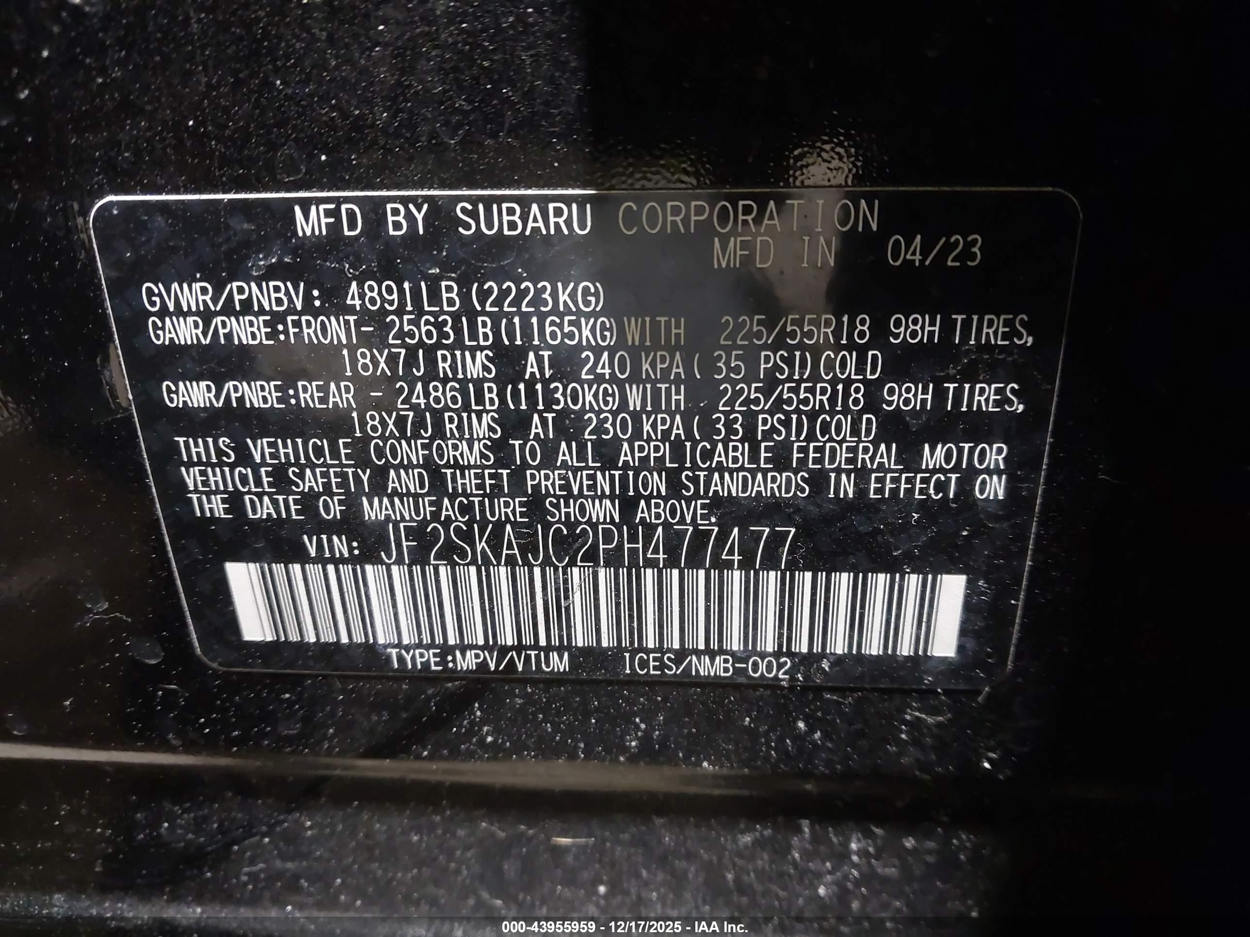 SUBARU FORESTER image 9