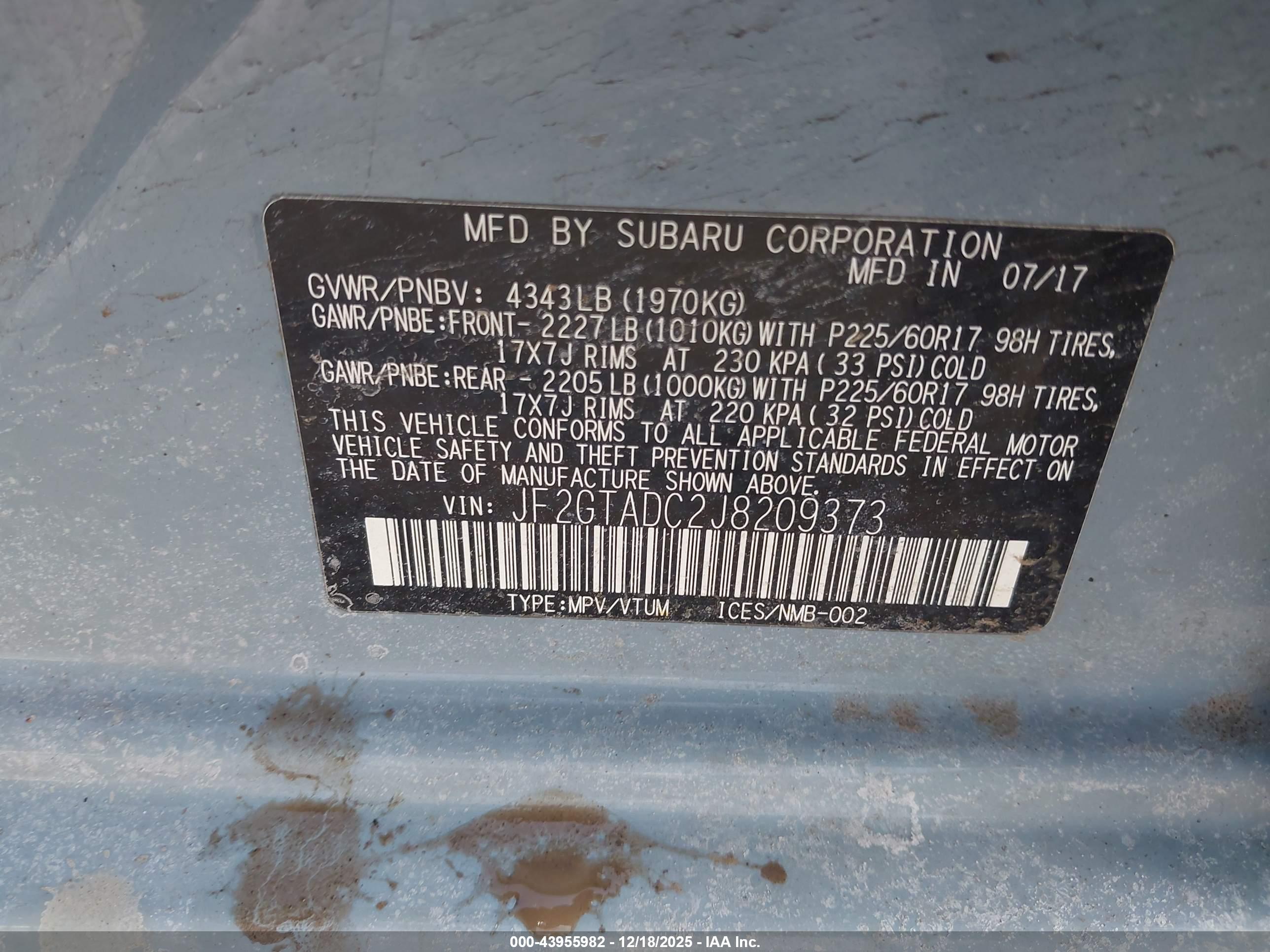 SUBARU CROSSTREK image 9