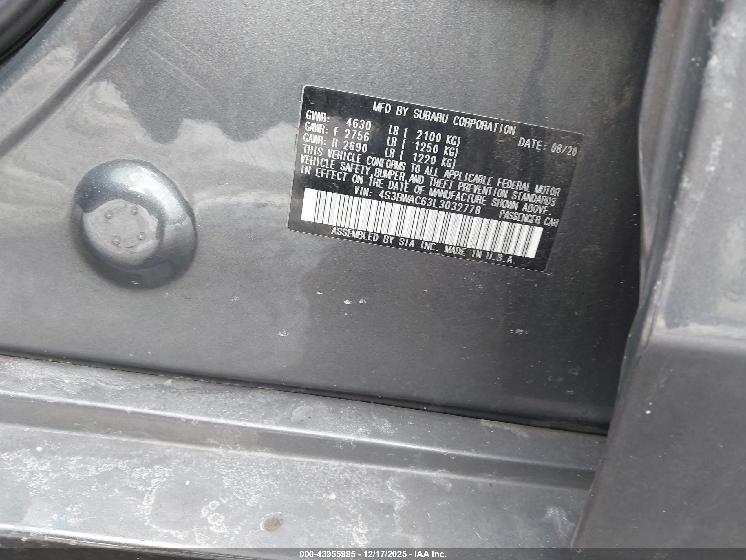SUBARU LEGACY image 9