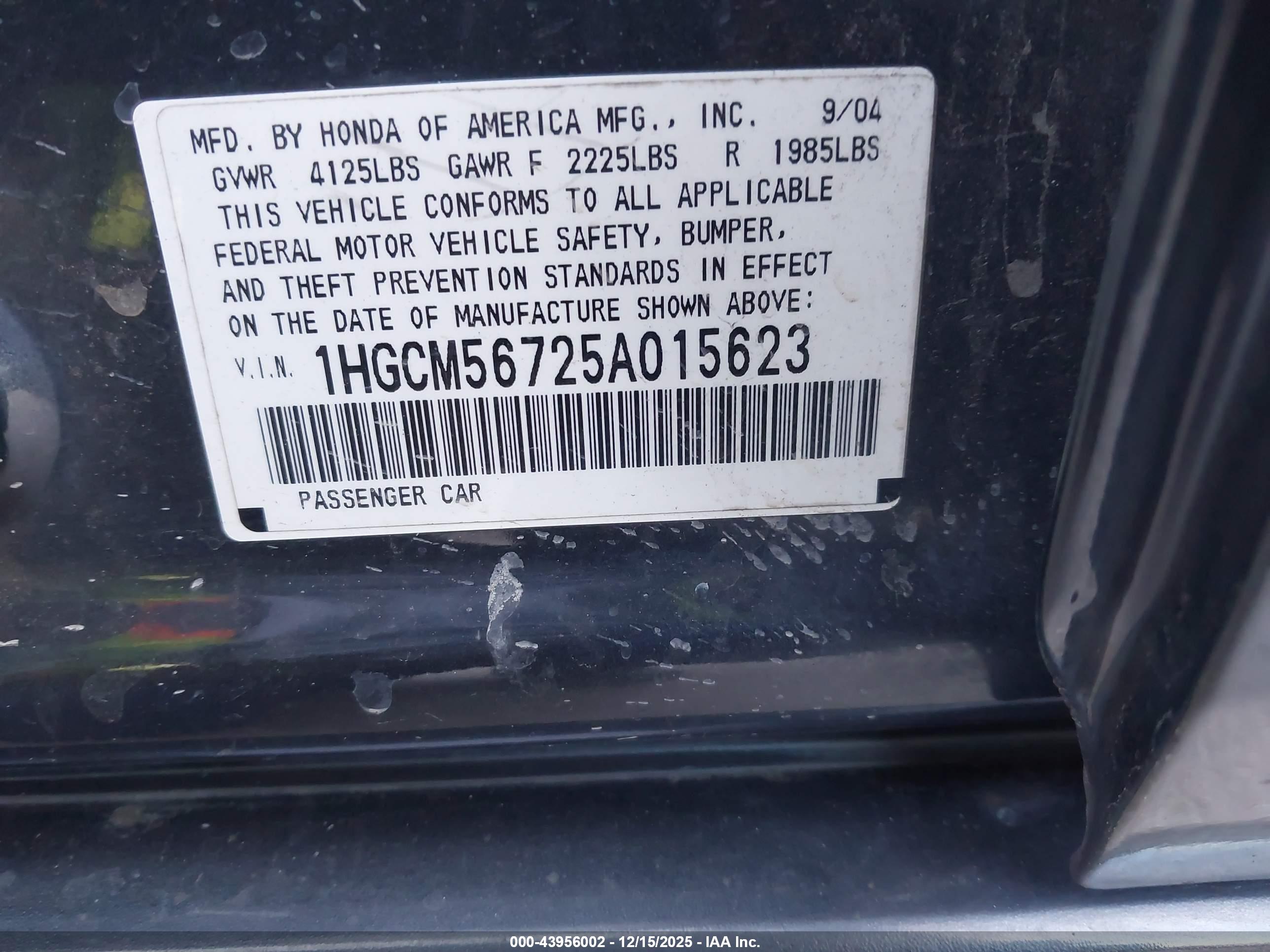 HONDA ACCORD image 9